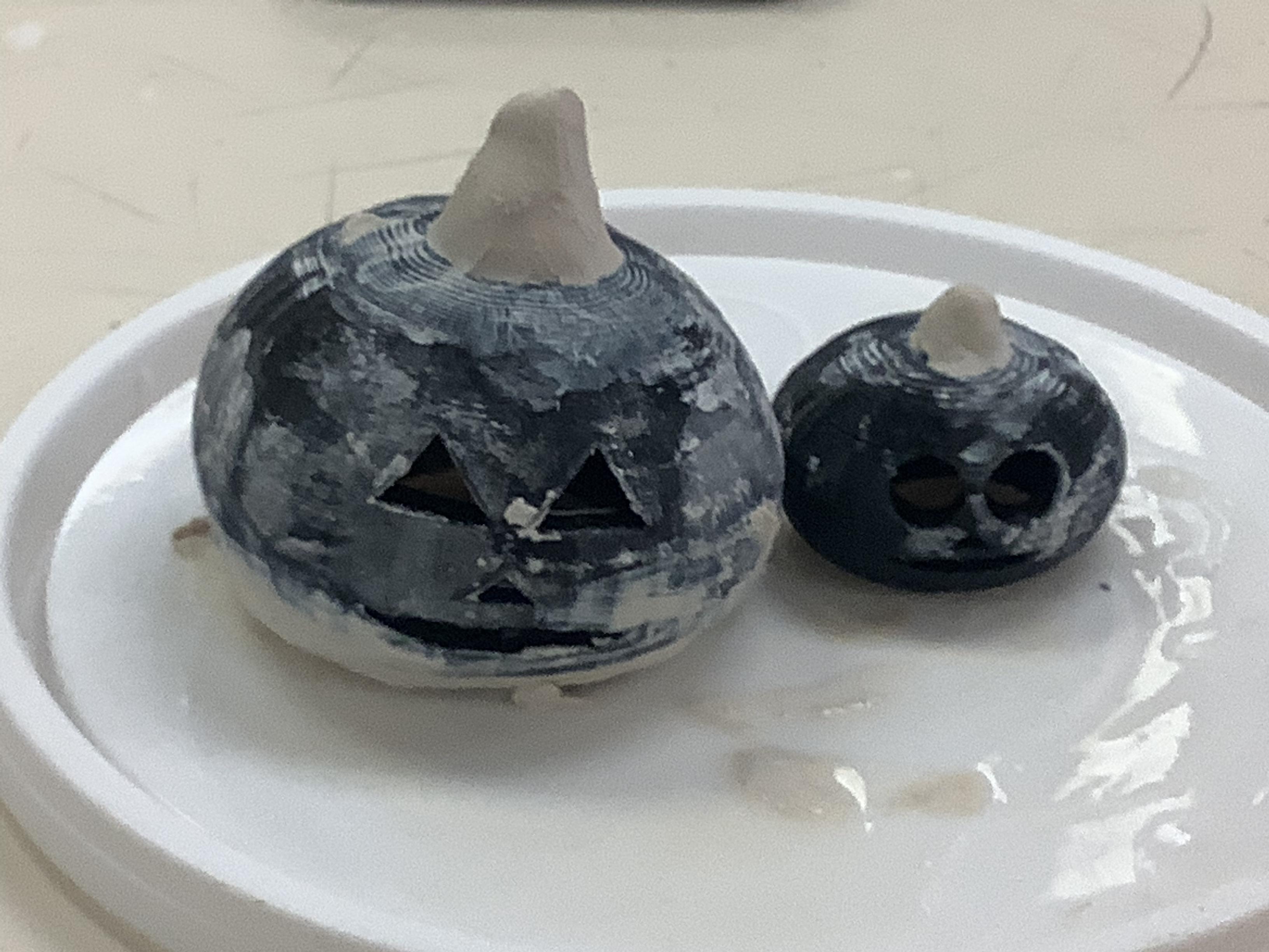 3D Printed Glowing Pumpkins.