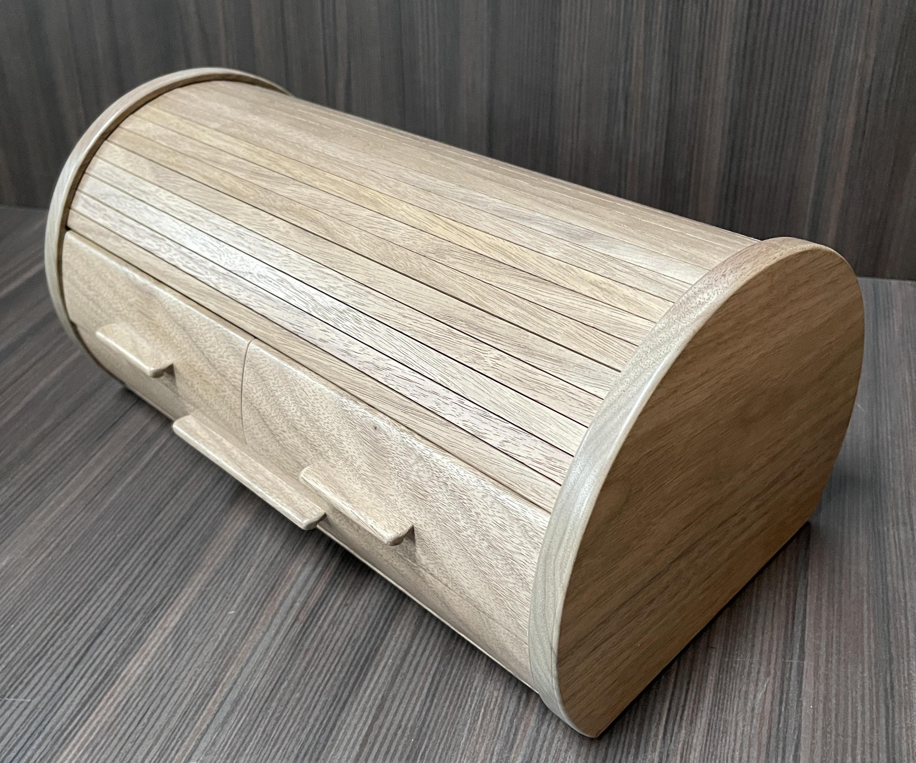 Walnut Roll Top Jewelry Box