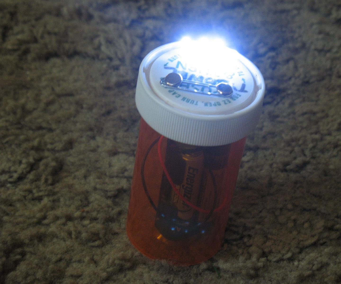Medicine Bottle LED Flashlight