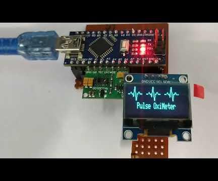 Compact Arduino Based Pulse Oximeter Sensor Circuit