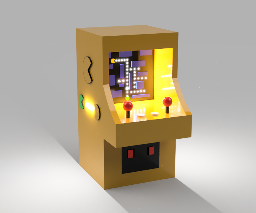2-Player Pacman Arcade Machine