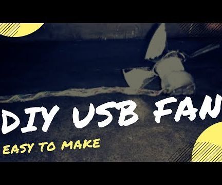 How to Make the Simplest USB Fan - DIY projects