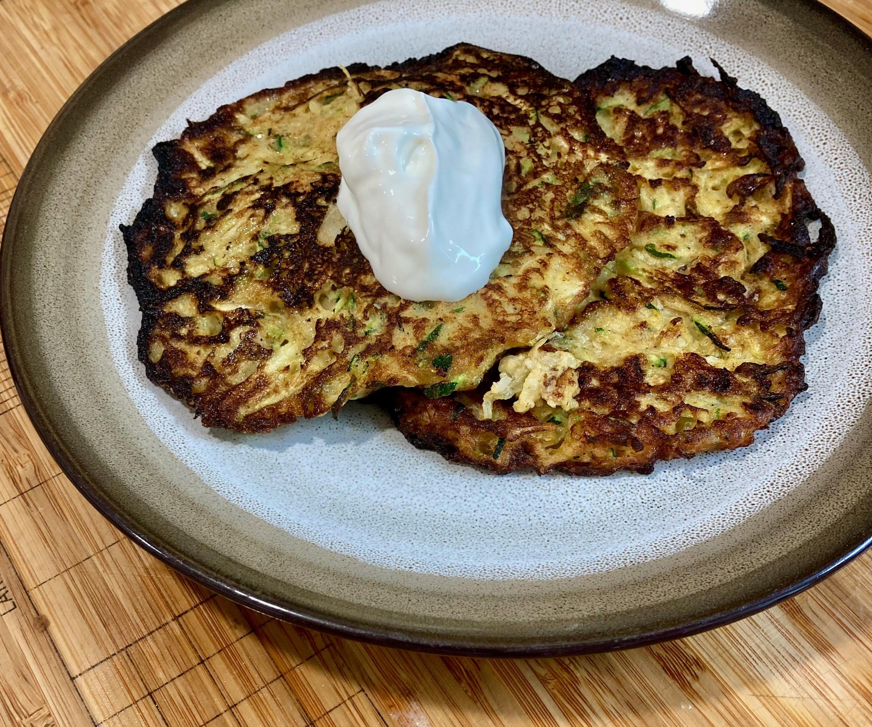 Nashville Hot Zucchini Latkes