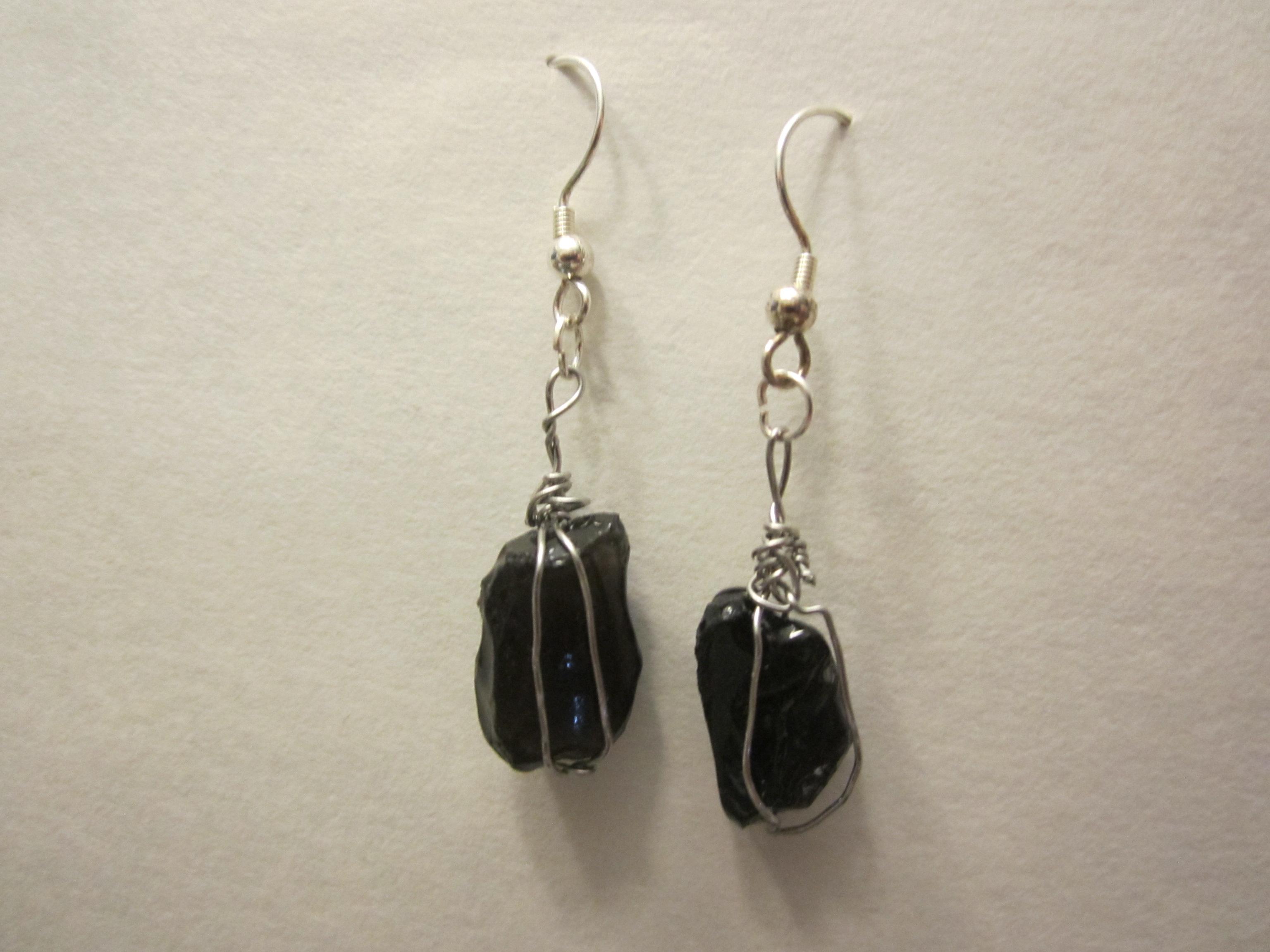 Apache Tears Earrings