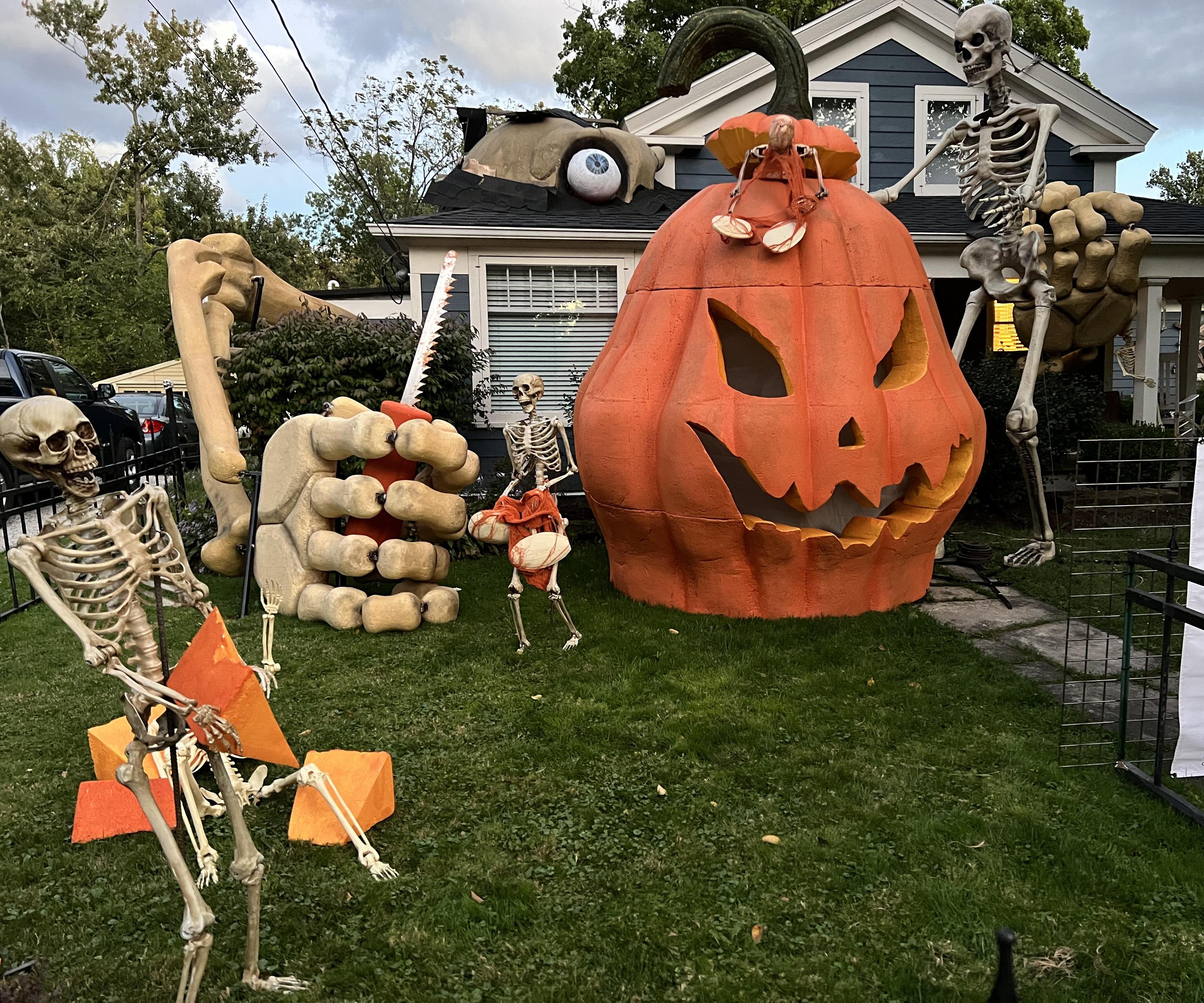 Oversized Foam Jack-o Lantern