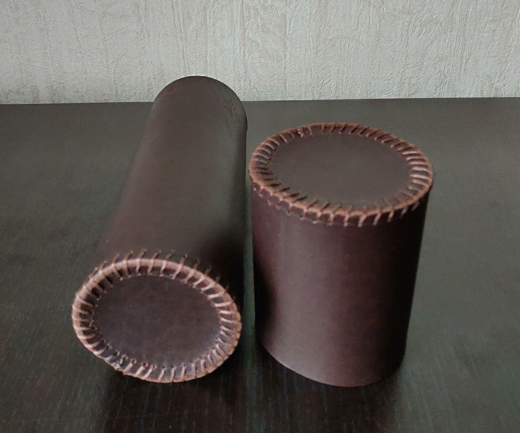 Cylindrical Leather Case