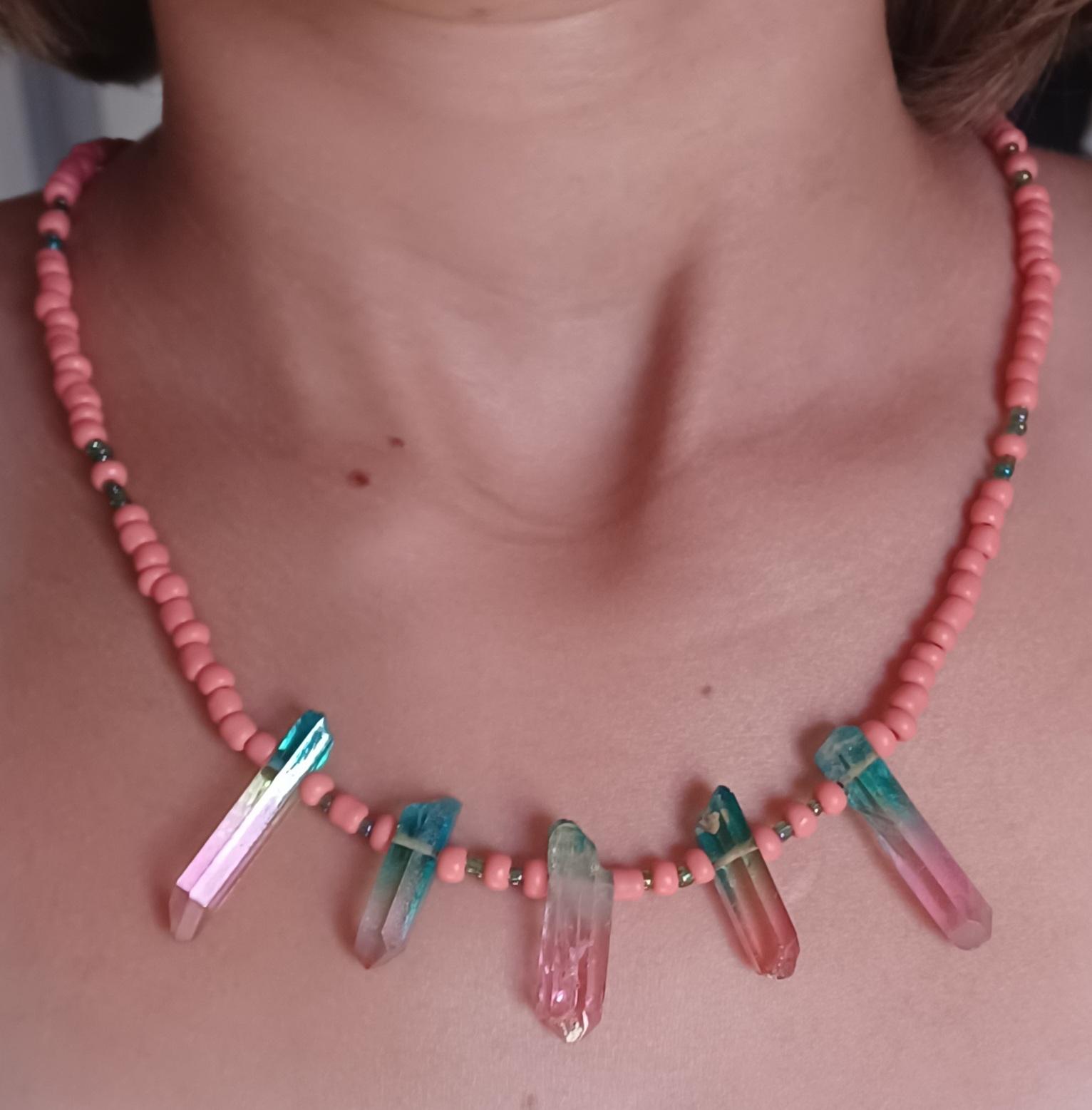 Rainbow Crystal Necklace
