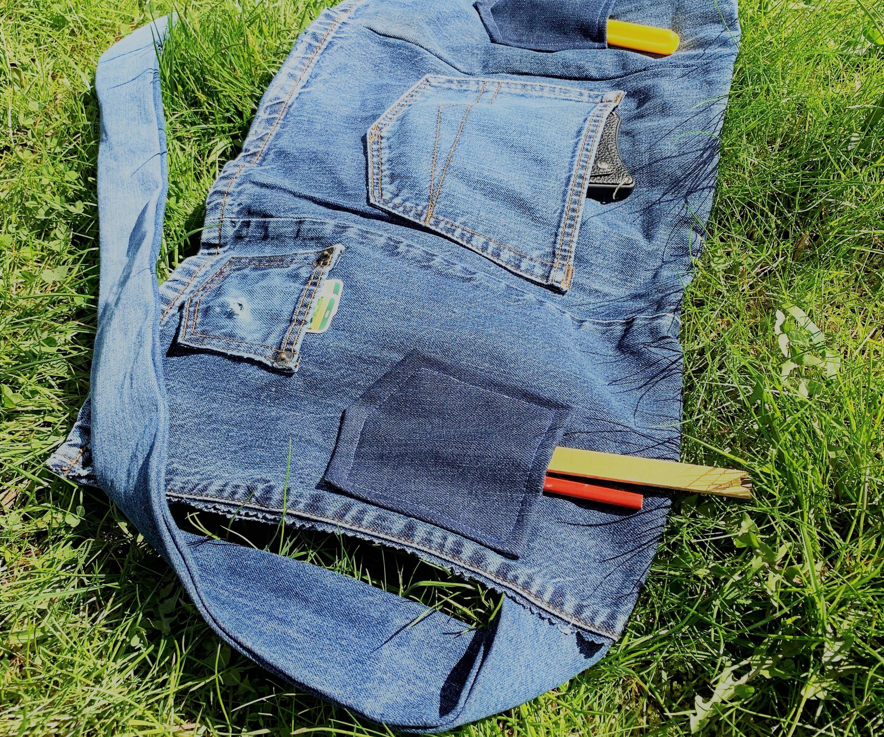 Garden Apron From Old Jeans