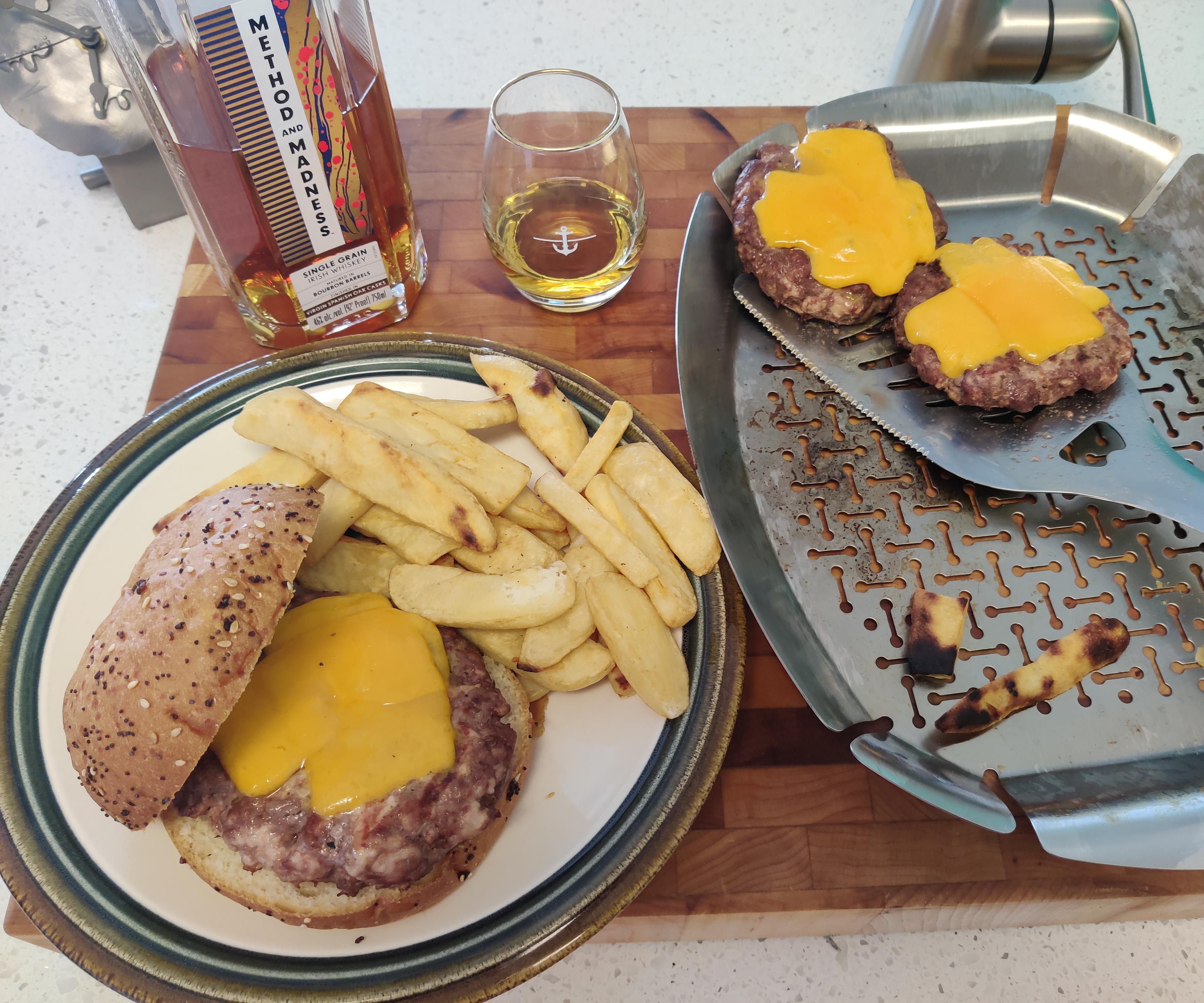 Best BBQ Burger and Fries