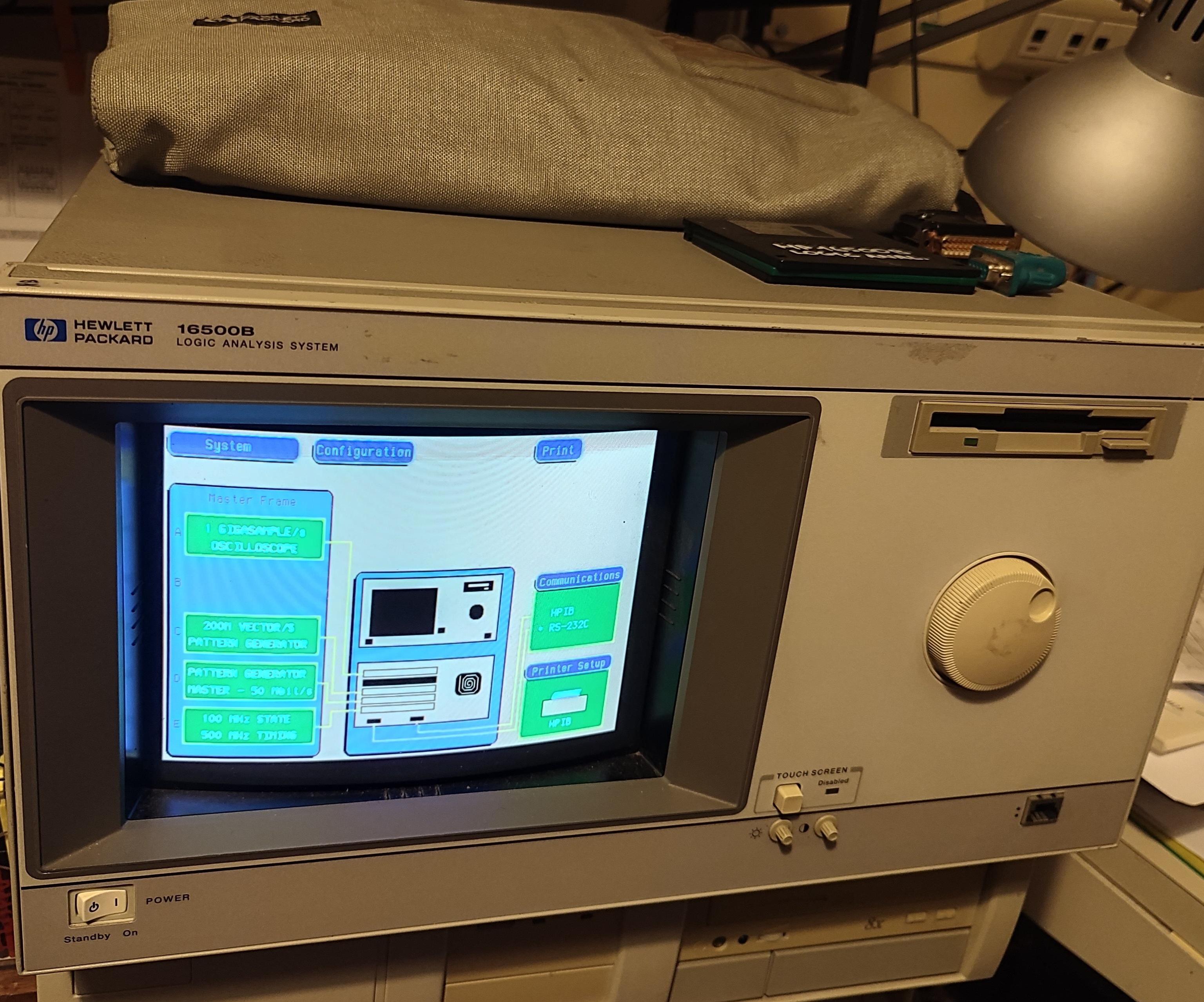 Win10 USB to Old HP Instruments RS232 Comunication - HP16500B Serial Programming