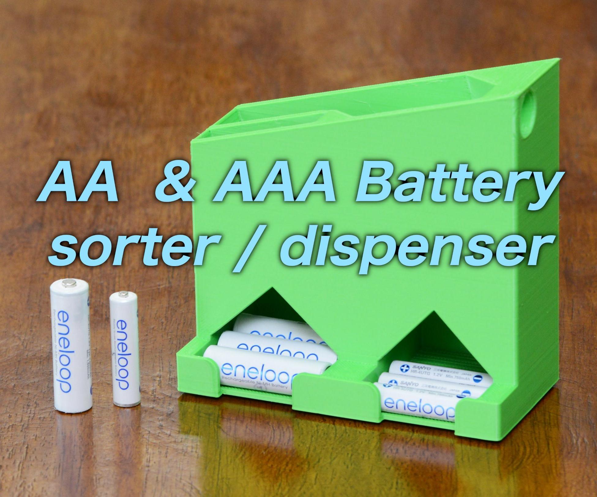 AA & AAA Battery Sorter / Dispenser