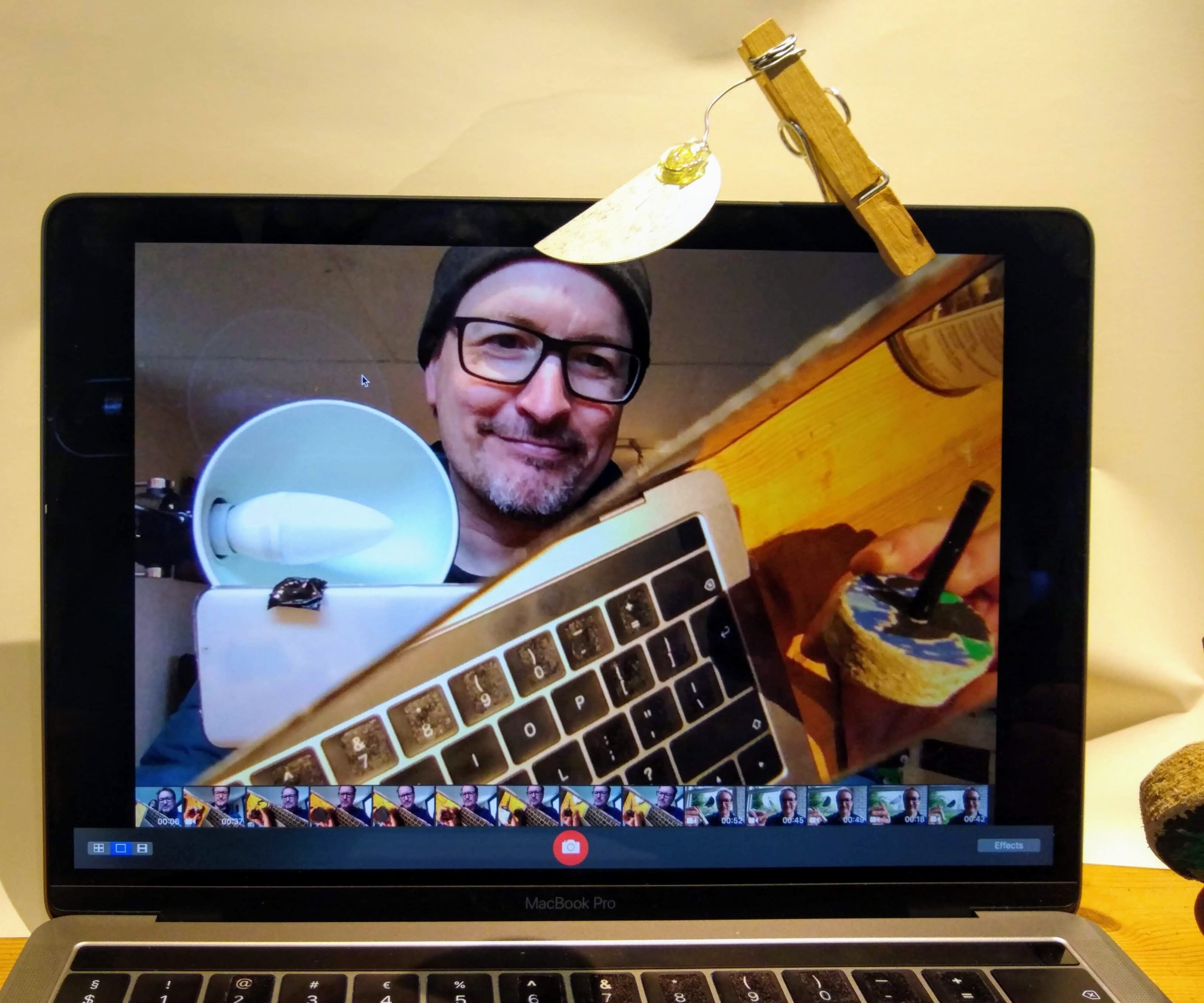 Sideview Mirror for Video Calls