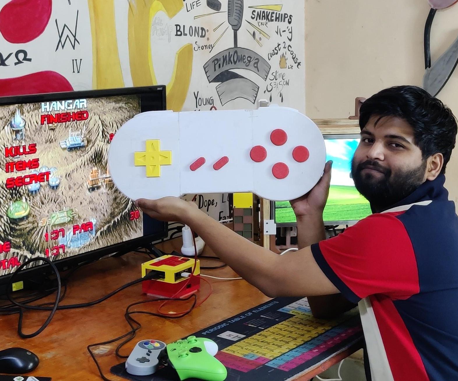 SUPER Nintendo Entertainment System Controller XL