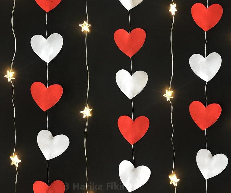 Diy Heart Garland Valentine's Day Decoration Ideas