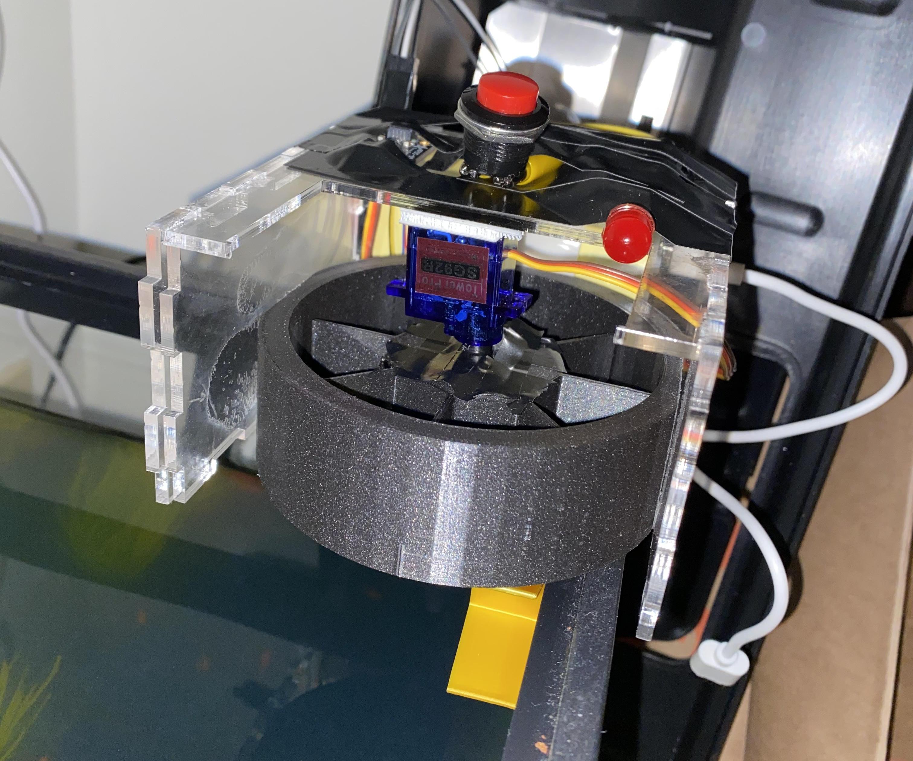 Motion Activated Fish Feeder