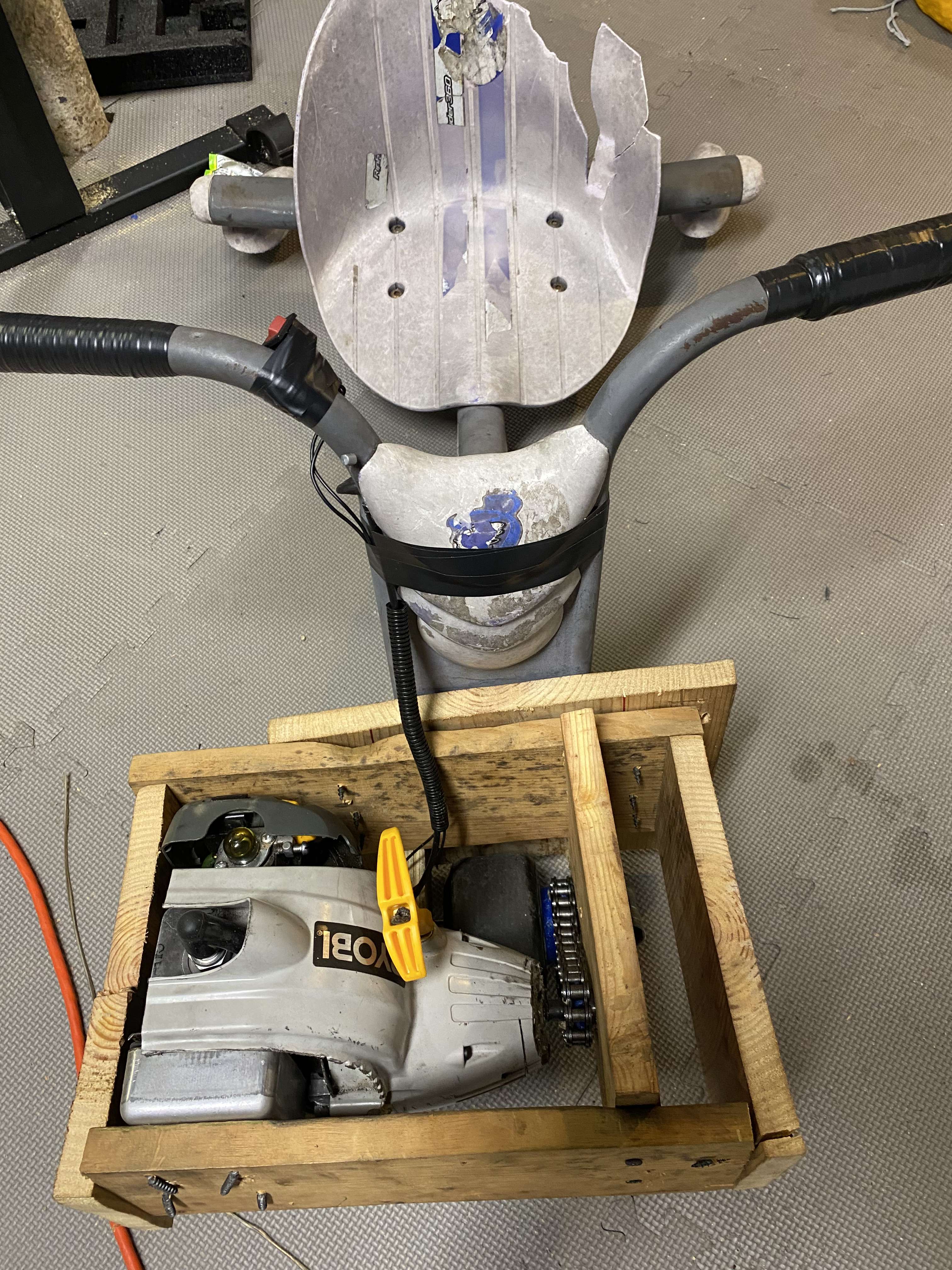 Homeade Drift Trike From Junk