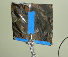 Easy & effective aluminum foil antenna 