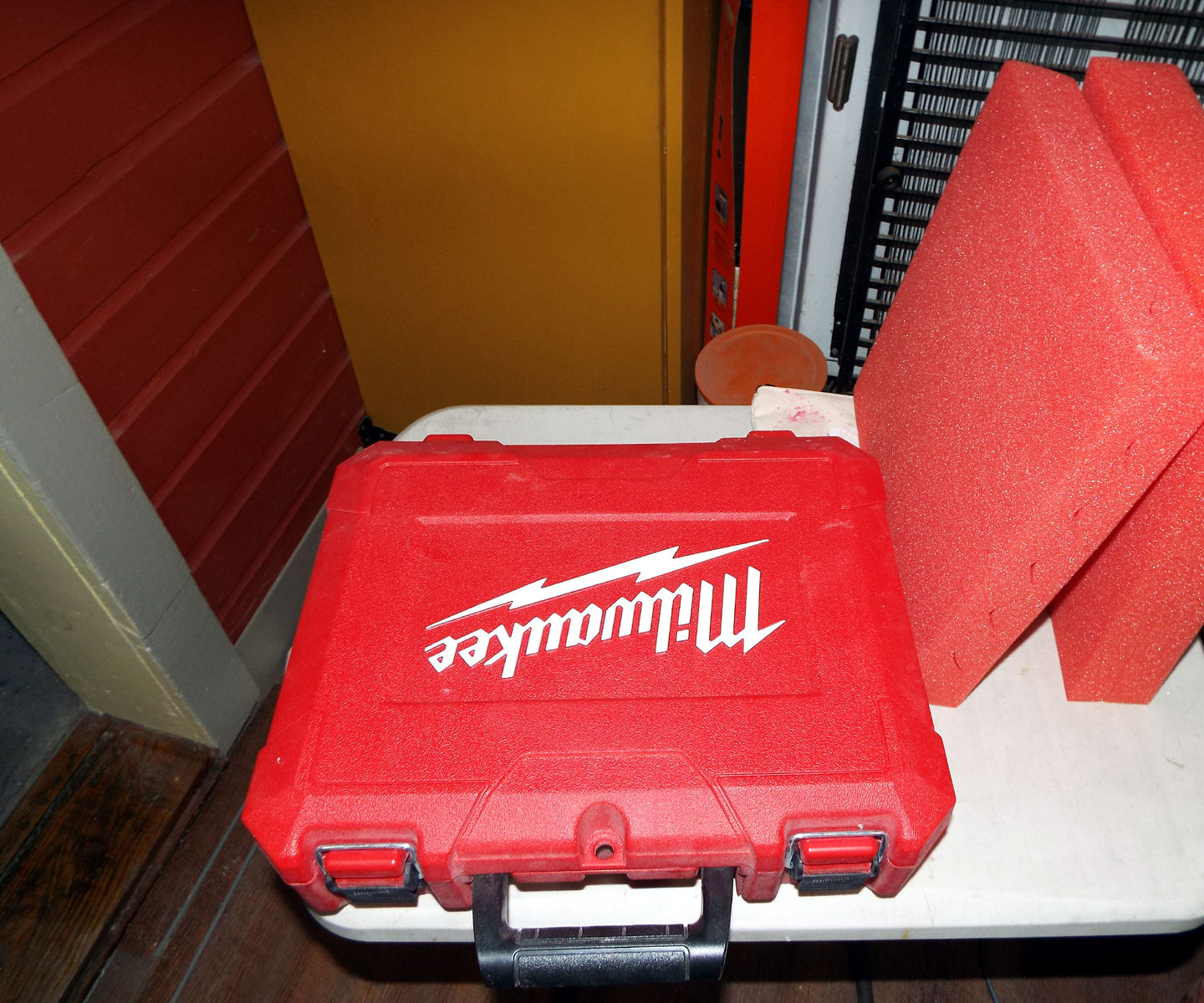 Custom Padded Tool Box From a Discarded Milwaukee Plastic Tool Box