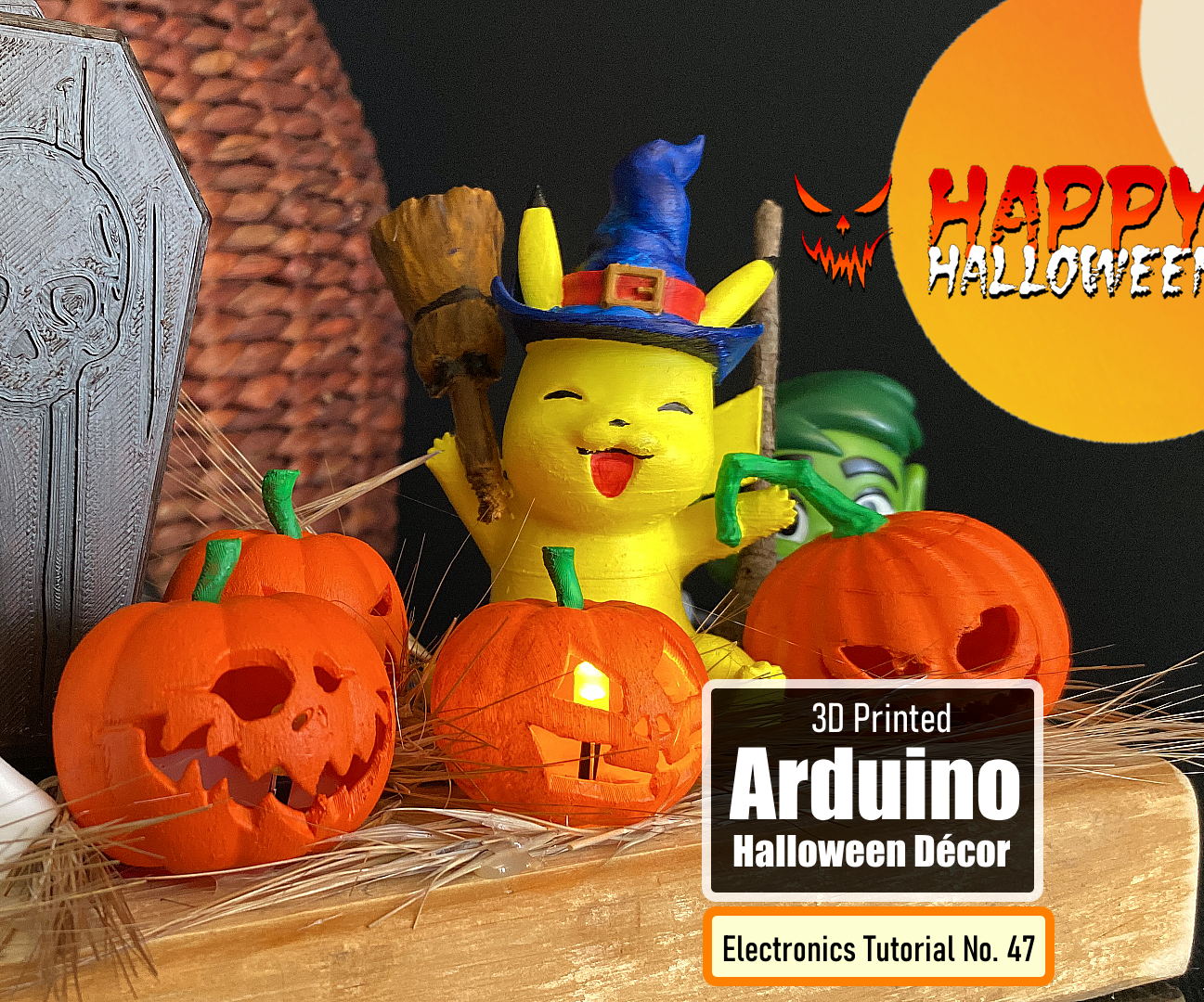 3D Printed Arduino Halloween Décor