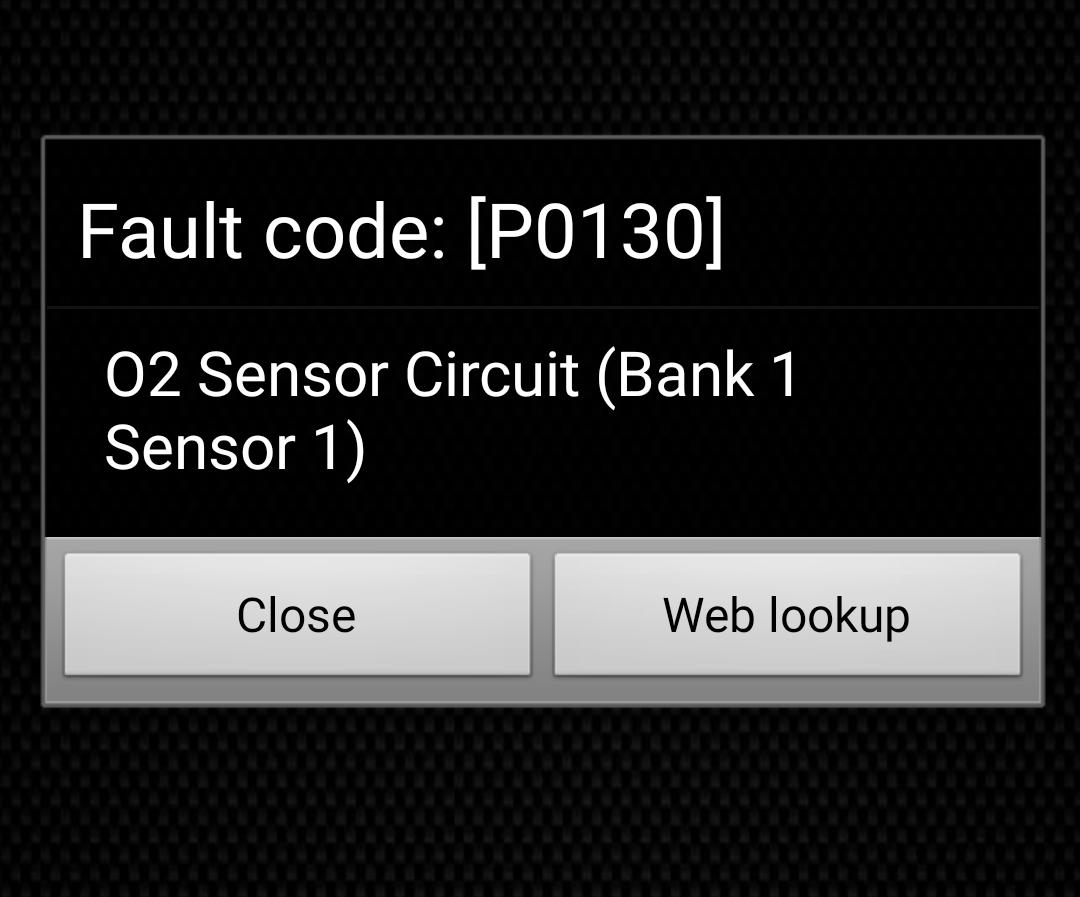 OBD Oxygen Sensor P0130, P0135