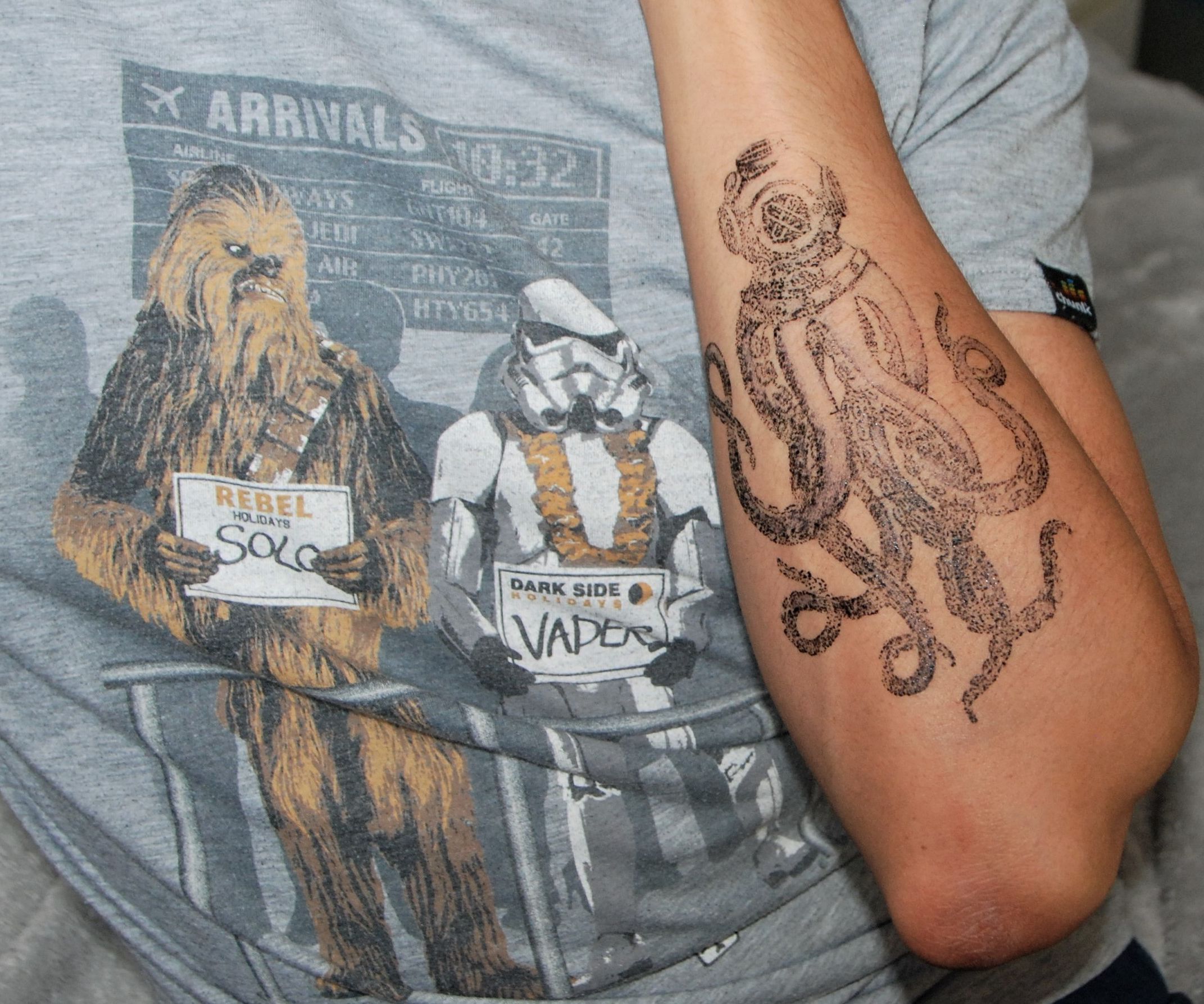 Make a Temporary Tattoo Using Tape and Printer 