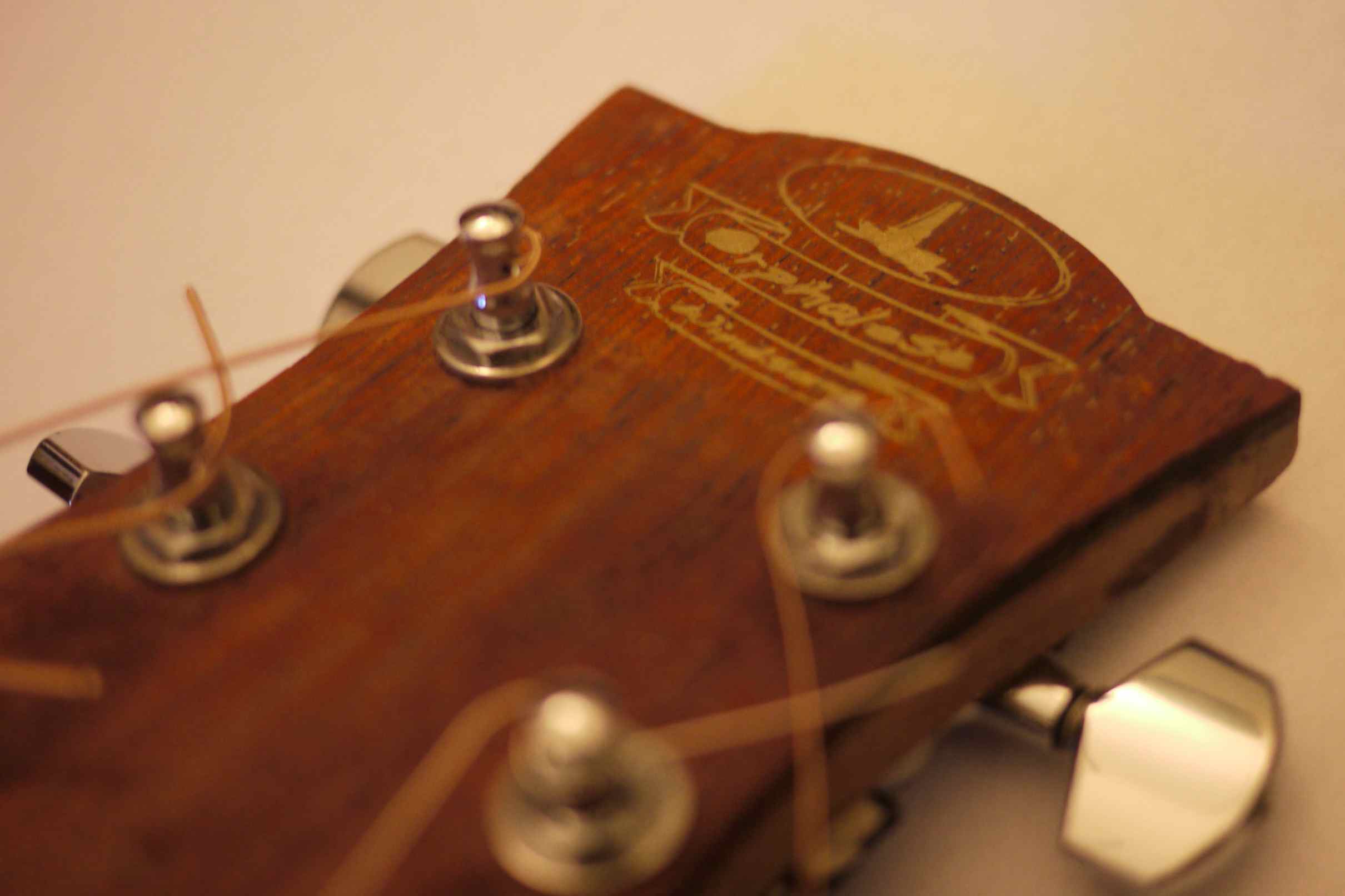 Liquid Inlaid, Laser Cut Guitar Headstock - Made at Techshop