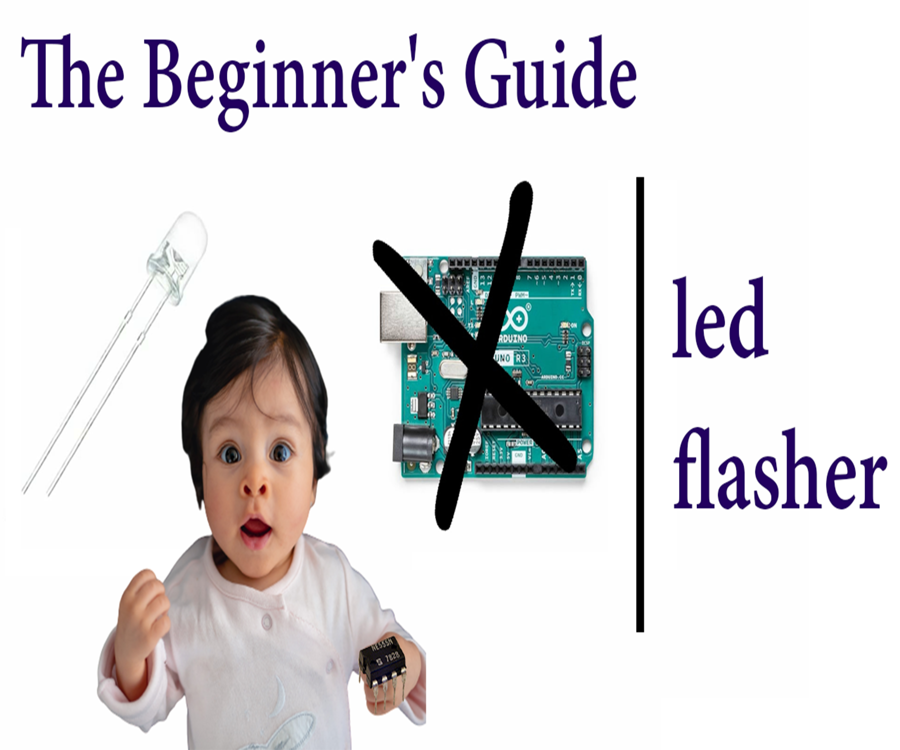555 Timer Multiple LED flasher