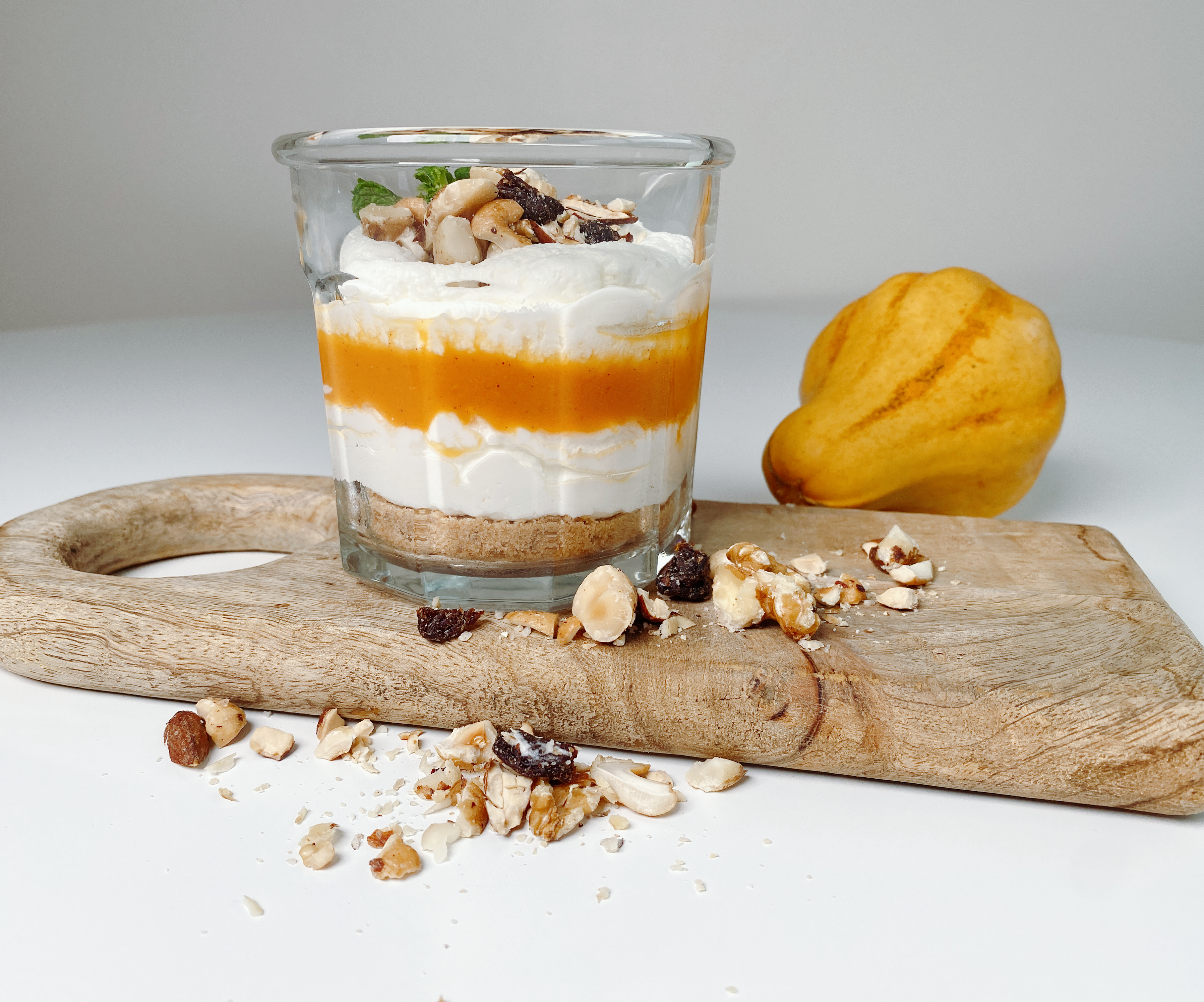 Pumpkin and Mascarpone Cups