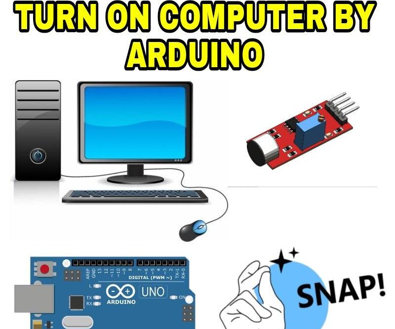 Turn ON Computer By Arduino