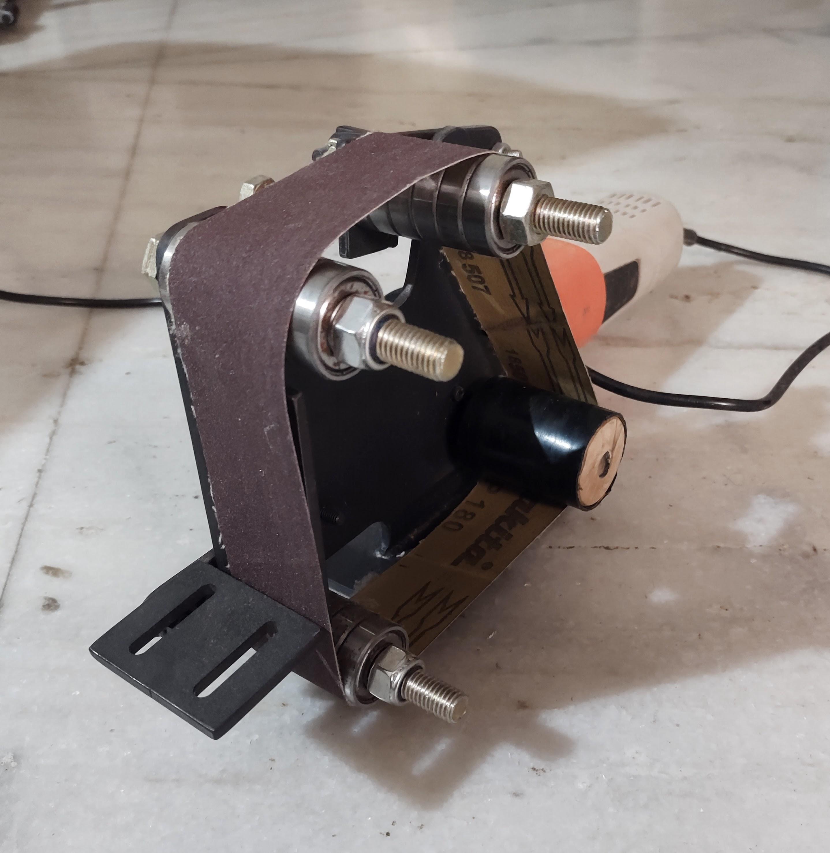 Belt Sander Using Grinder (5 Inch)