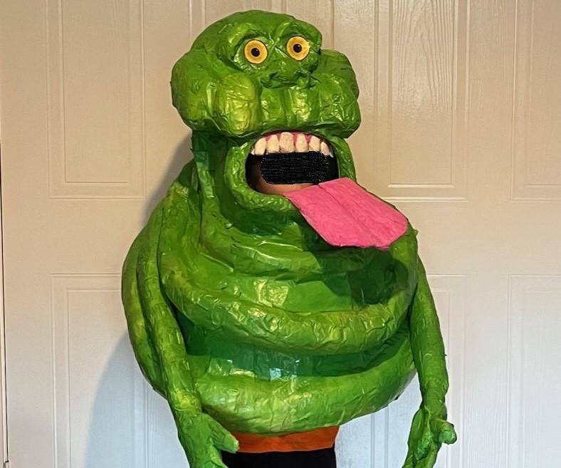 Homemade Slimer Costume