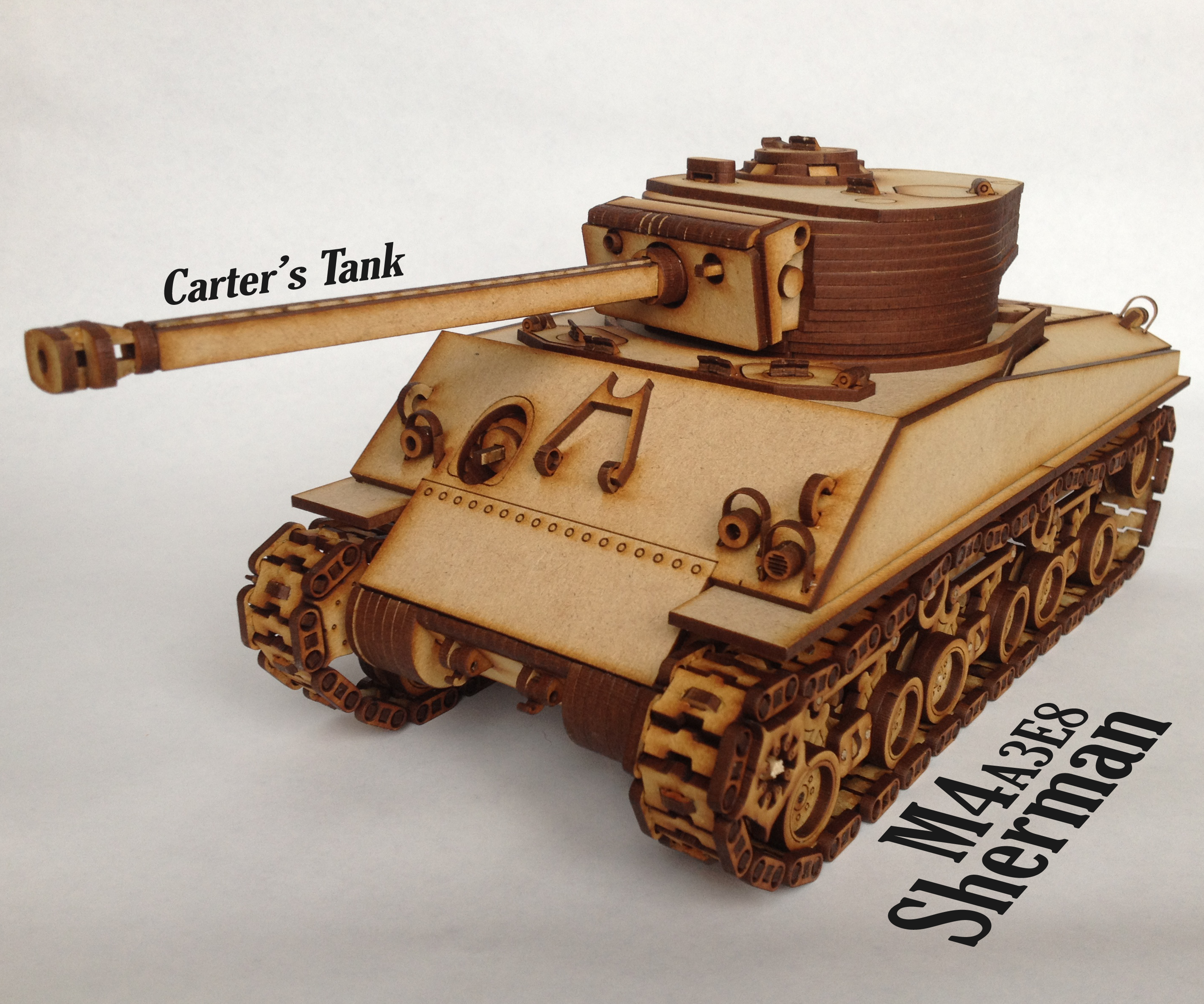 Carter's Lasercut Tank - Sherman