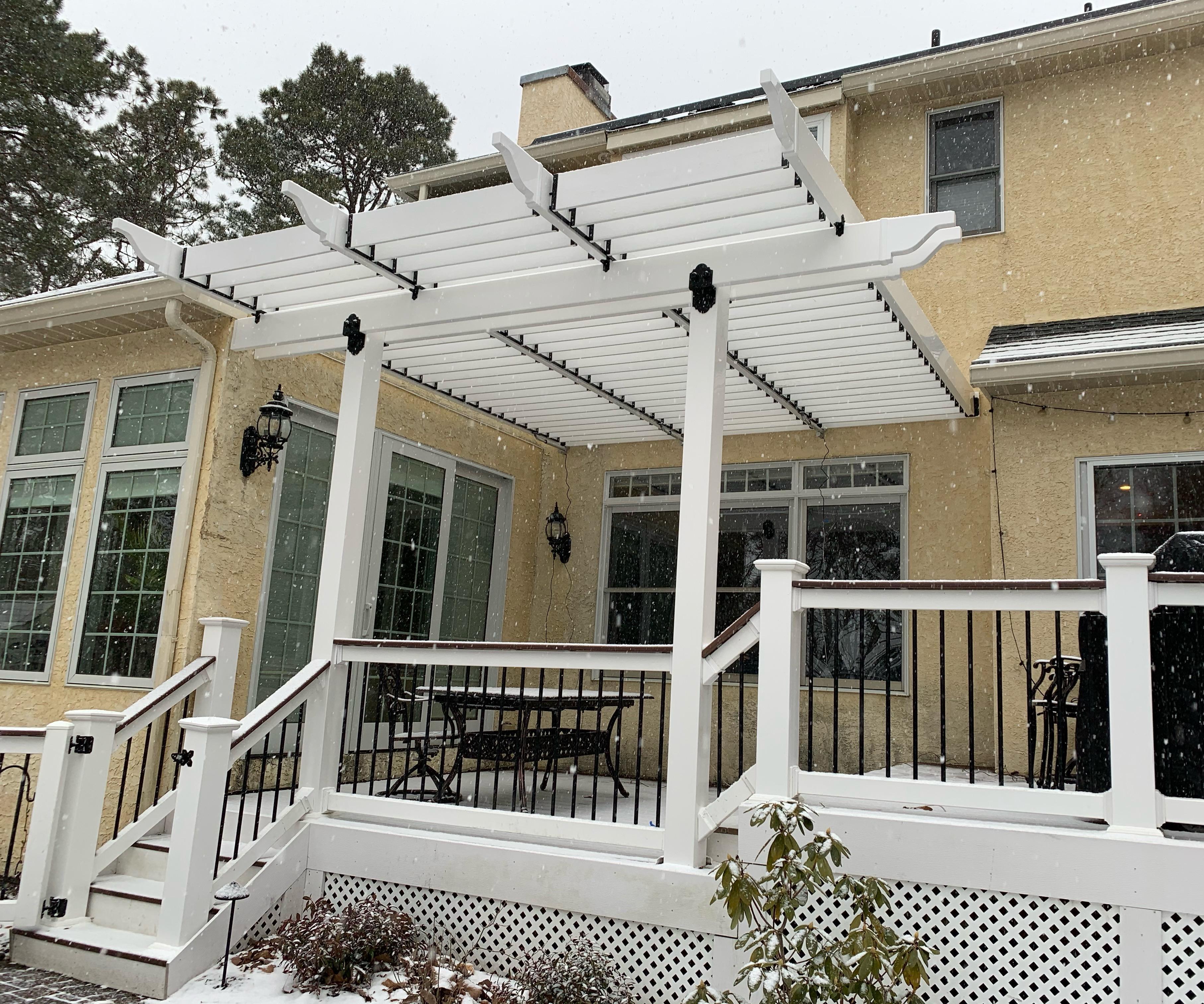 Motorized Louvered Pergola