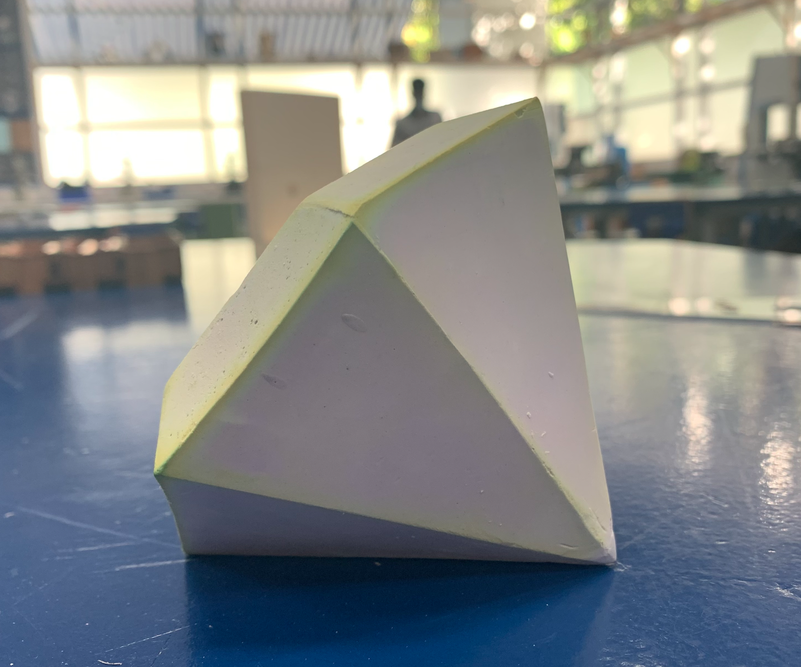 Making a Diamond Shaped Plaster Plant Pot