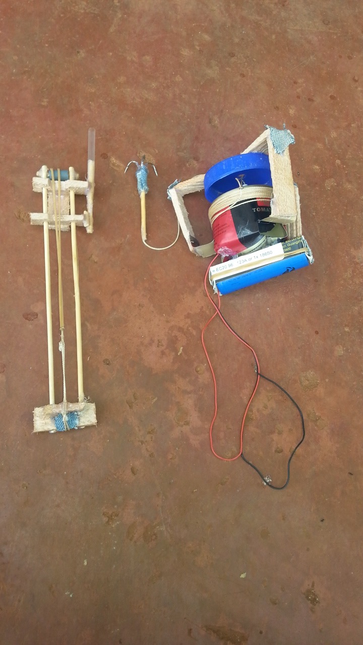 Prototype Grapple Hook, Gun, and Winch