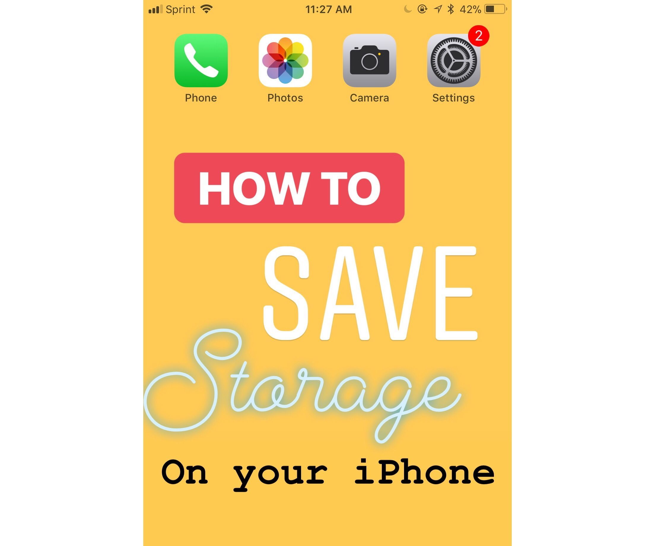 How to Save Storage on Your IPhone
