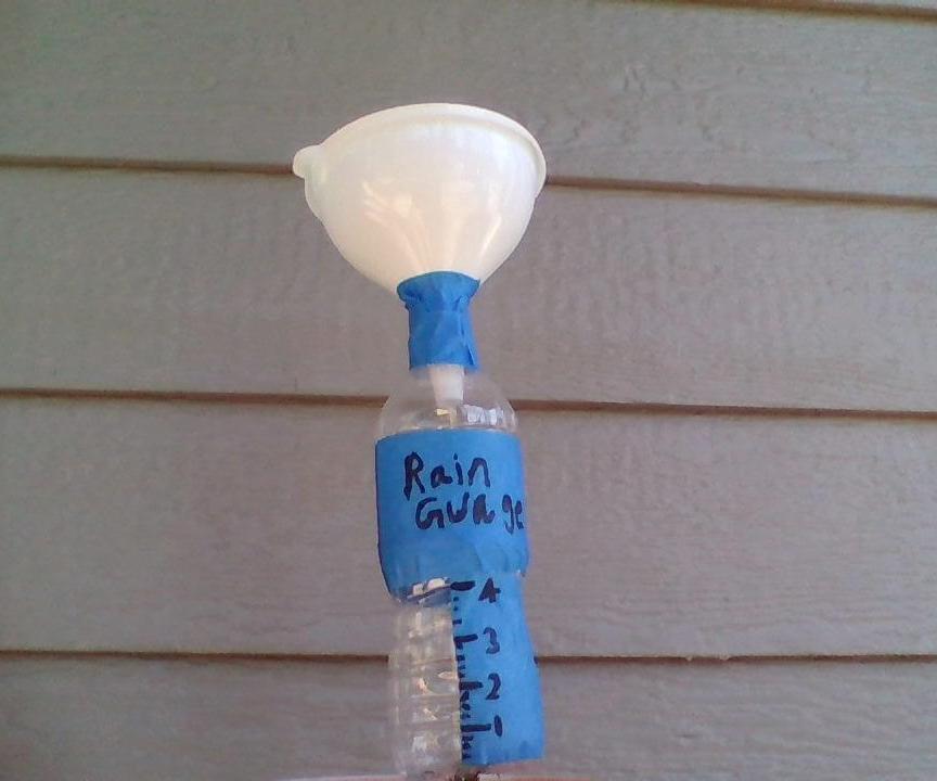 Science Experiment Rain Gauge 