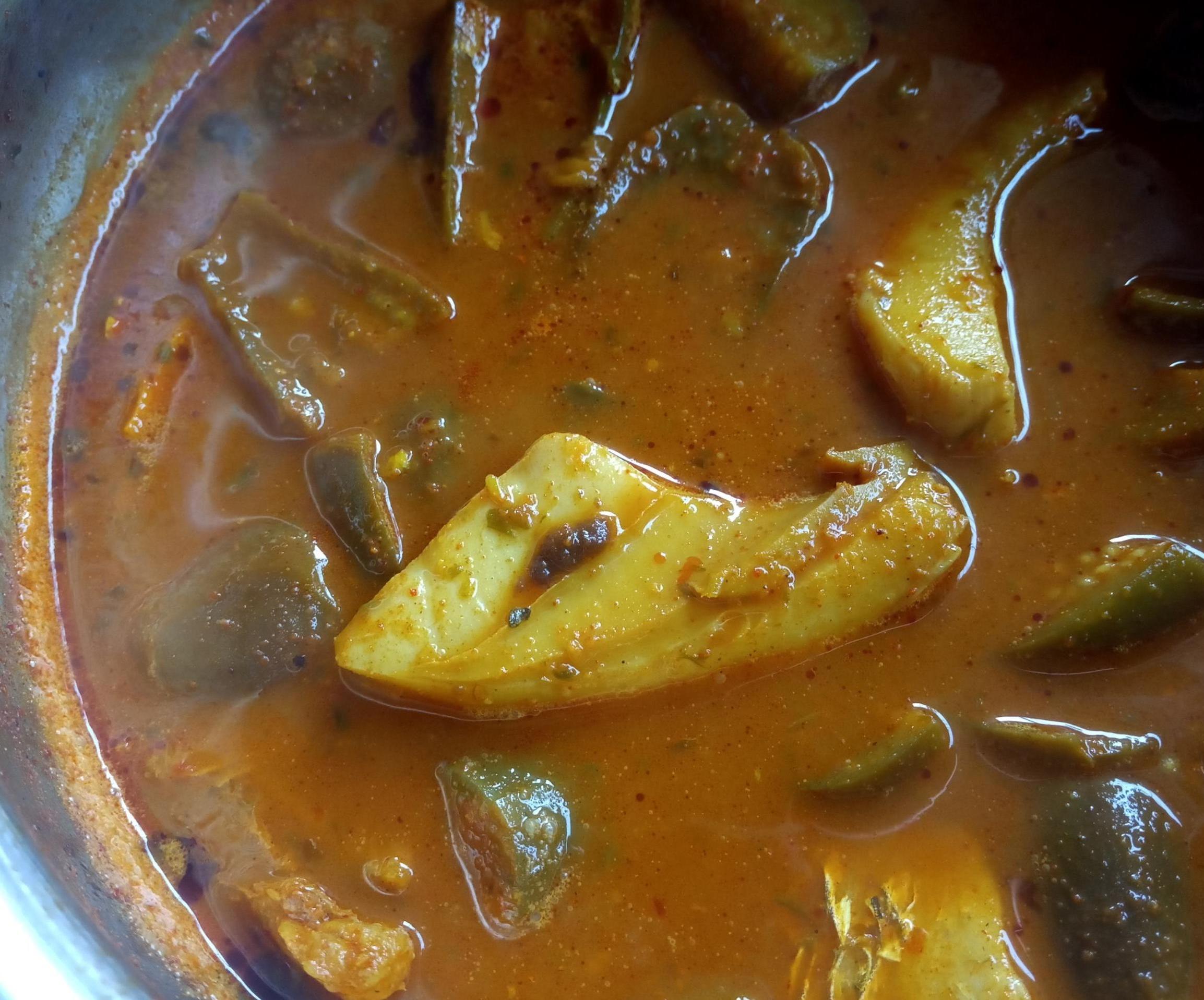 Mulloway Fish Curry With Eggplants
