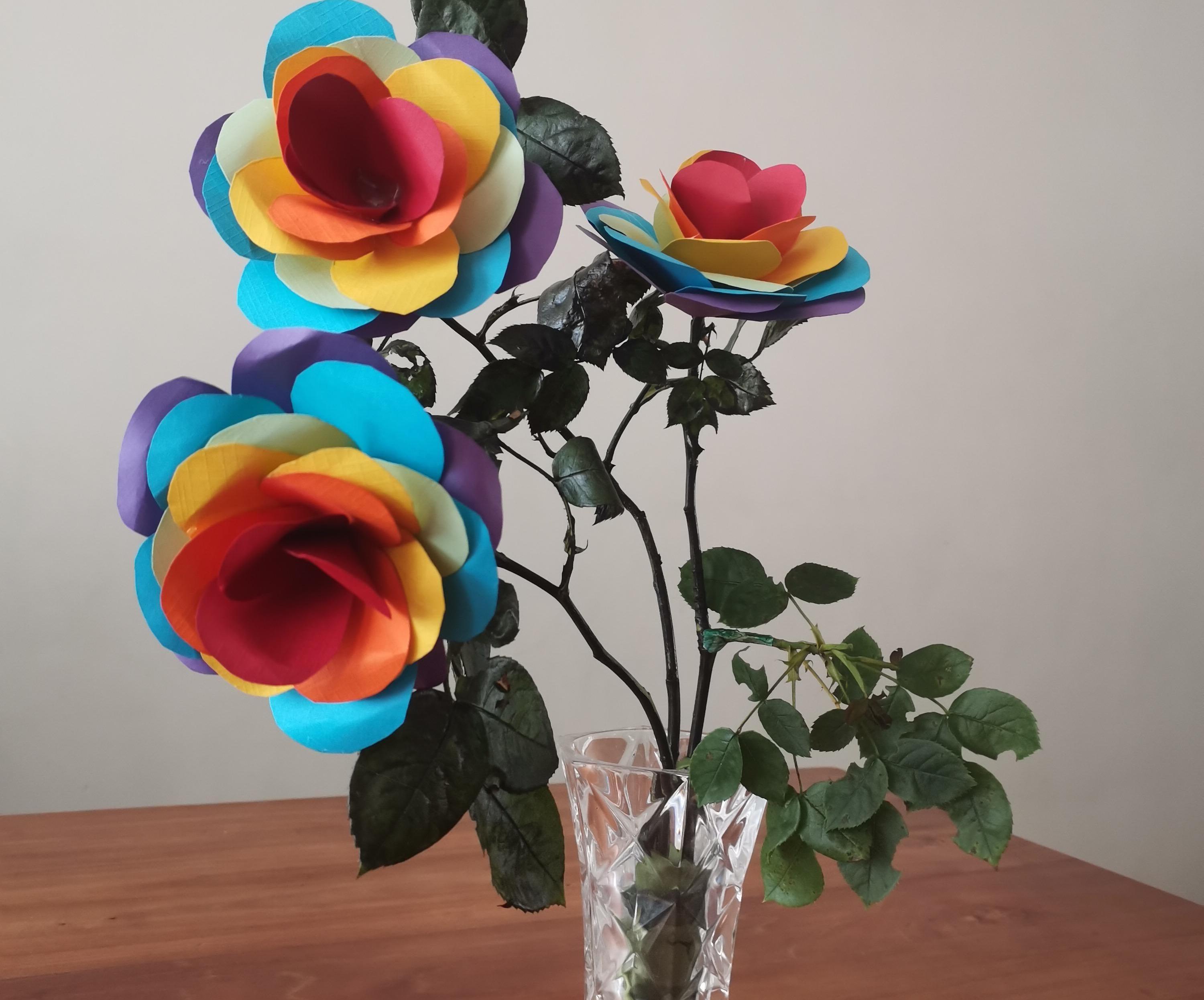 How to Make a Rainbow Rose