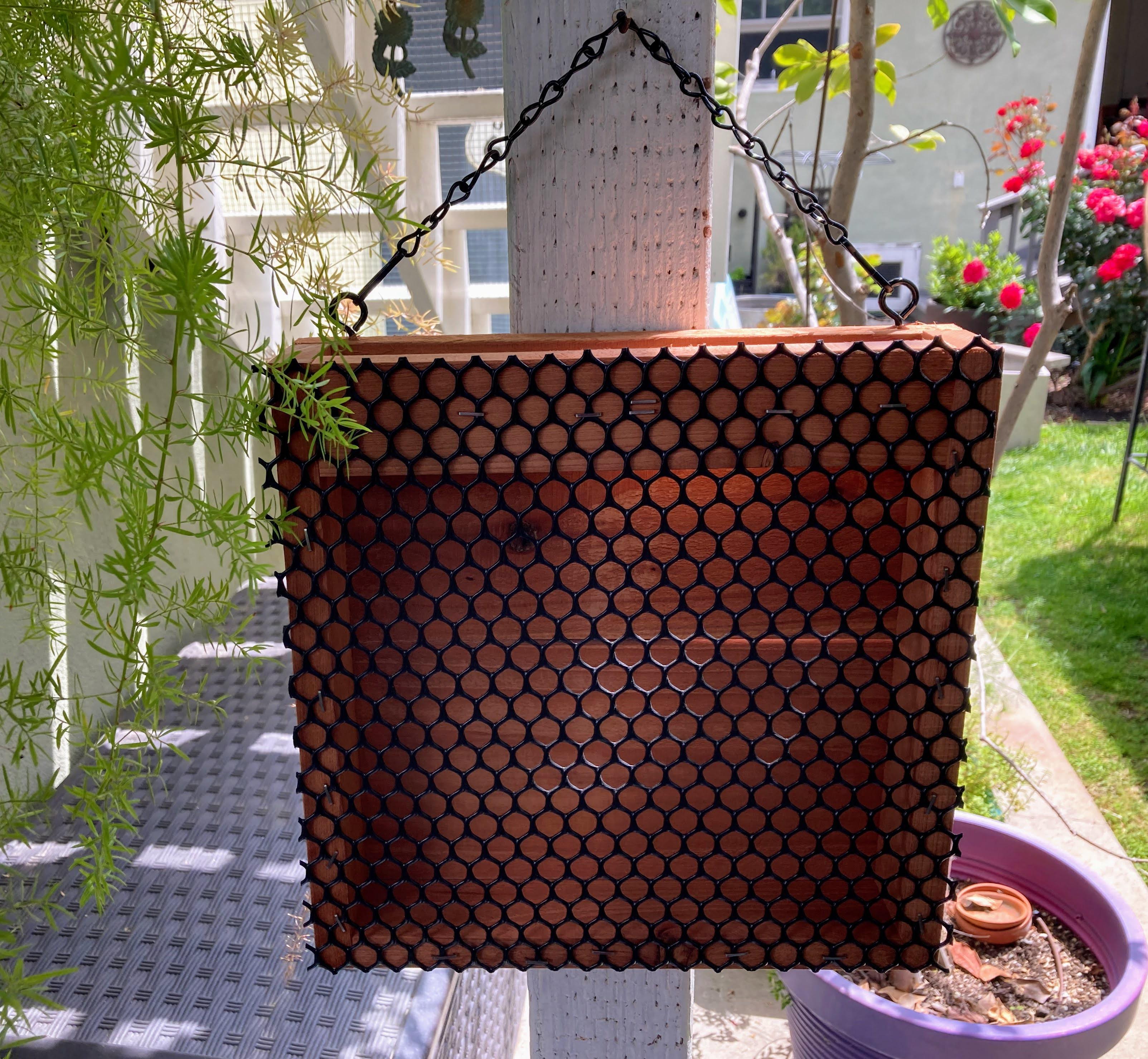 Wood Wall Hanging Box for Succulents