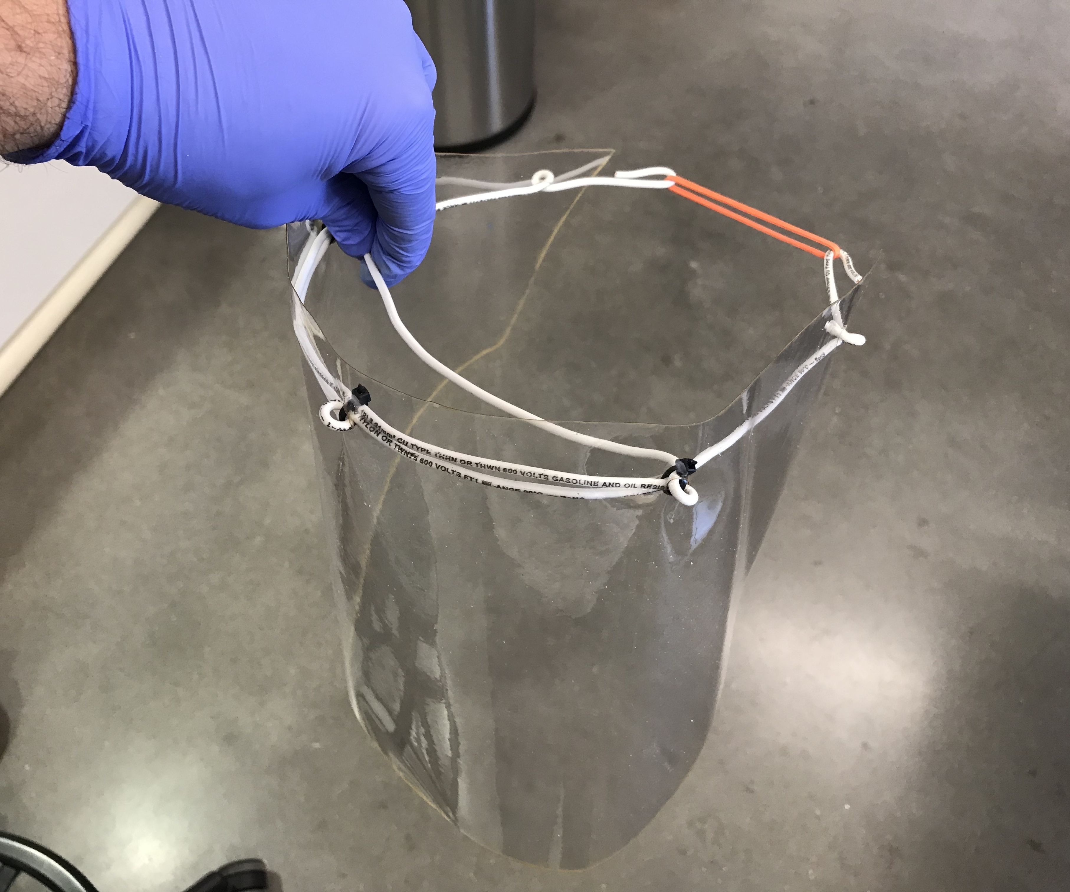 DIY COVID-19 Face Shield (PPE From Off-the-shelf Materials)