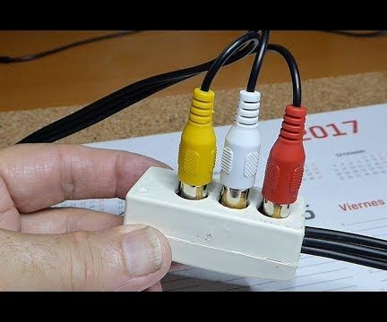 How to Make AV Cables for Old Camcorders