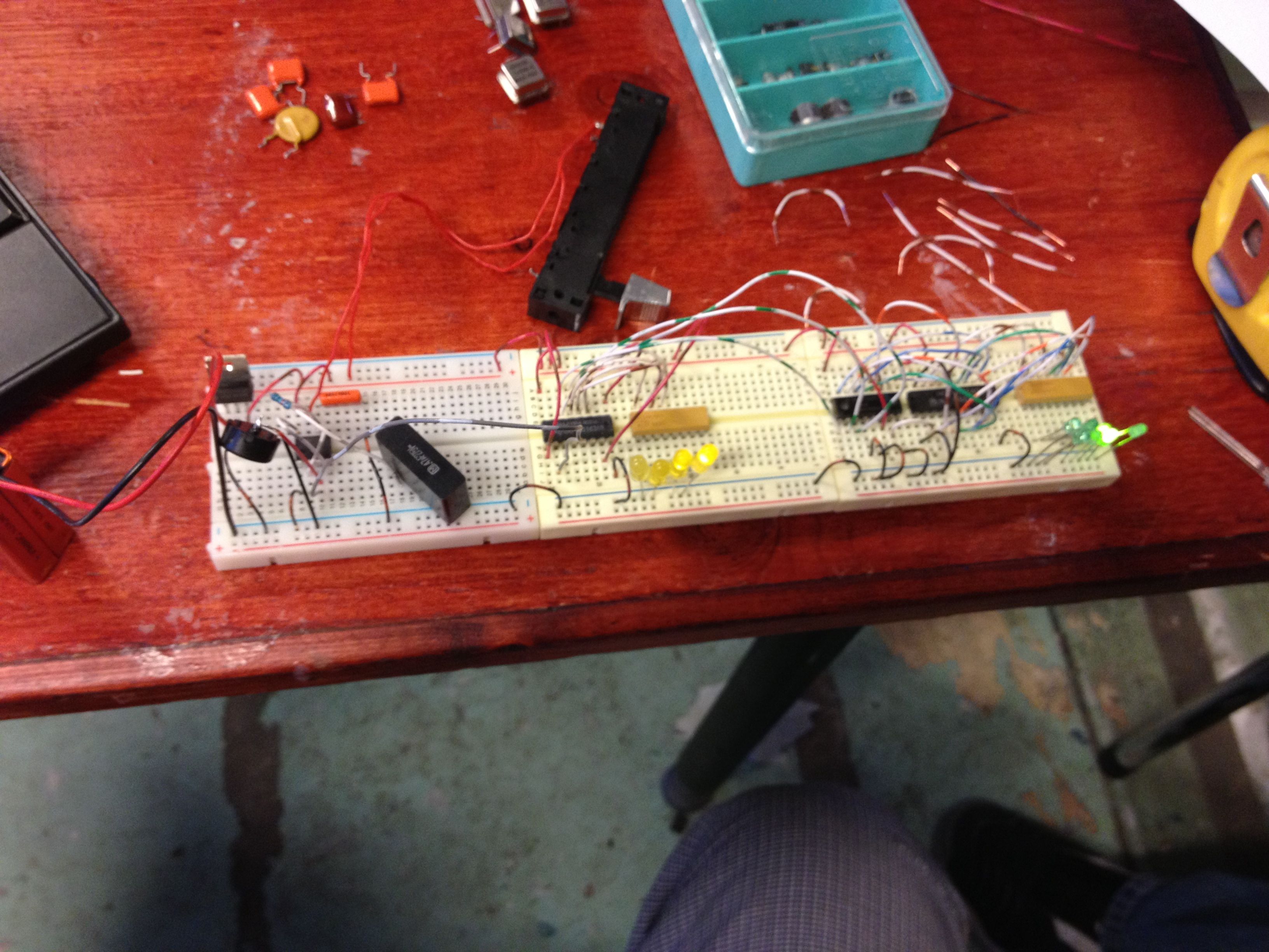 Running LEDs With 555, 74163, 74138 and 74240