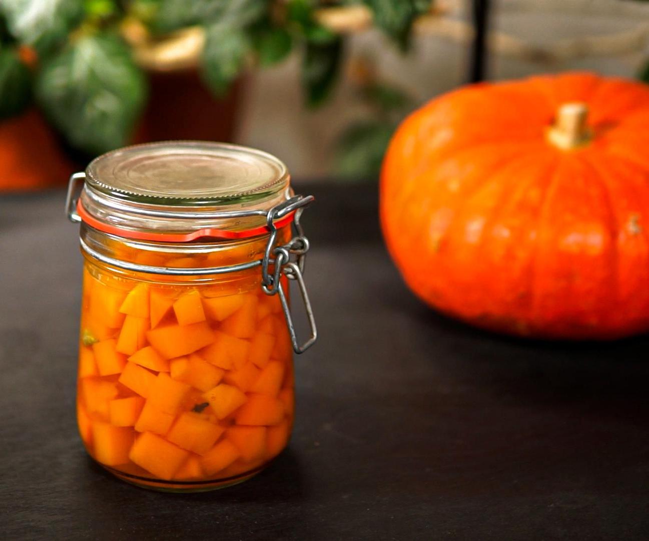 Pickled Pumpkin - a Side Dish for the Winter Months