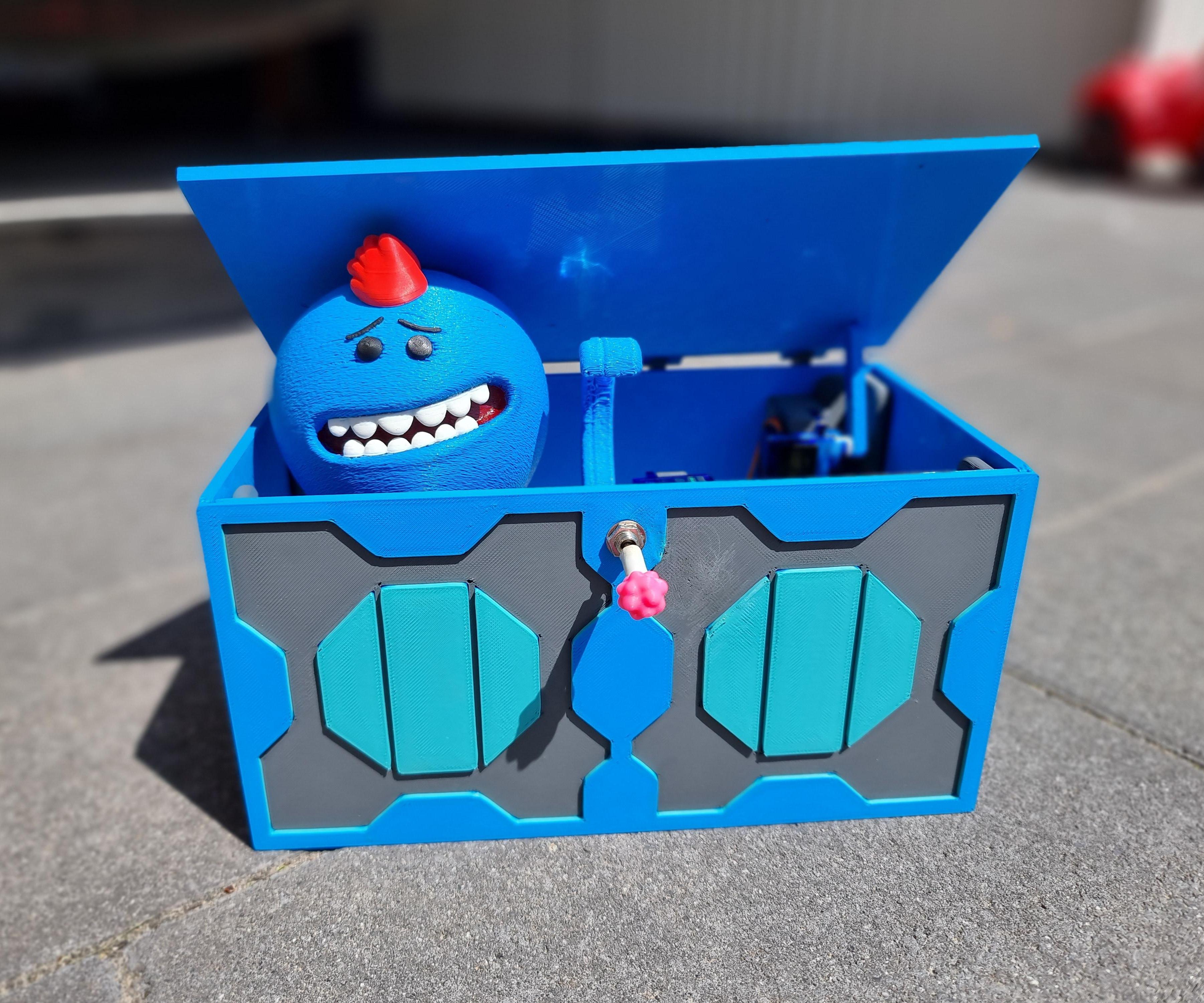 Useless Box Rick and Morty Style Meeseeks