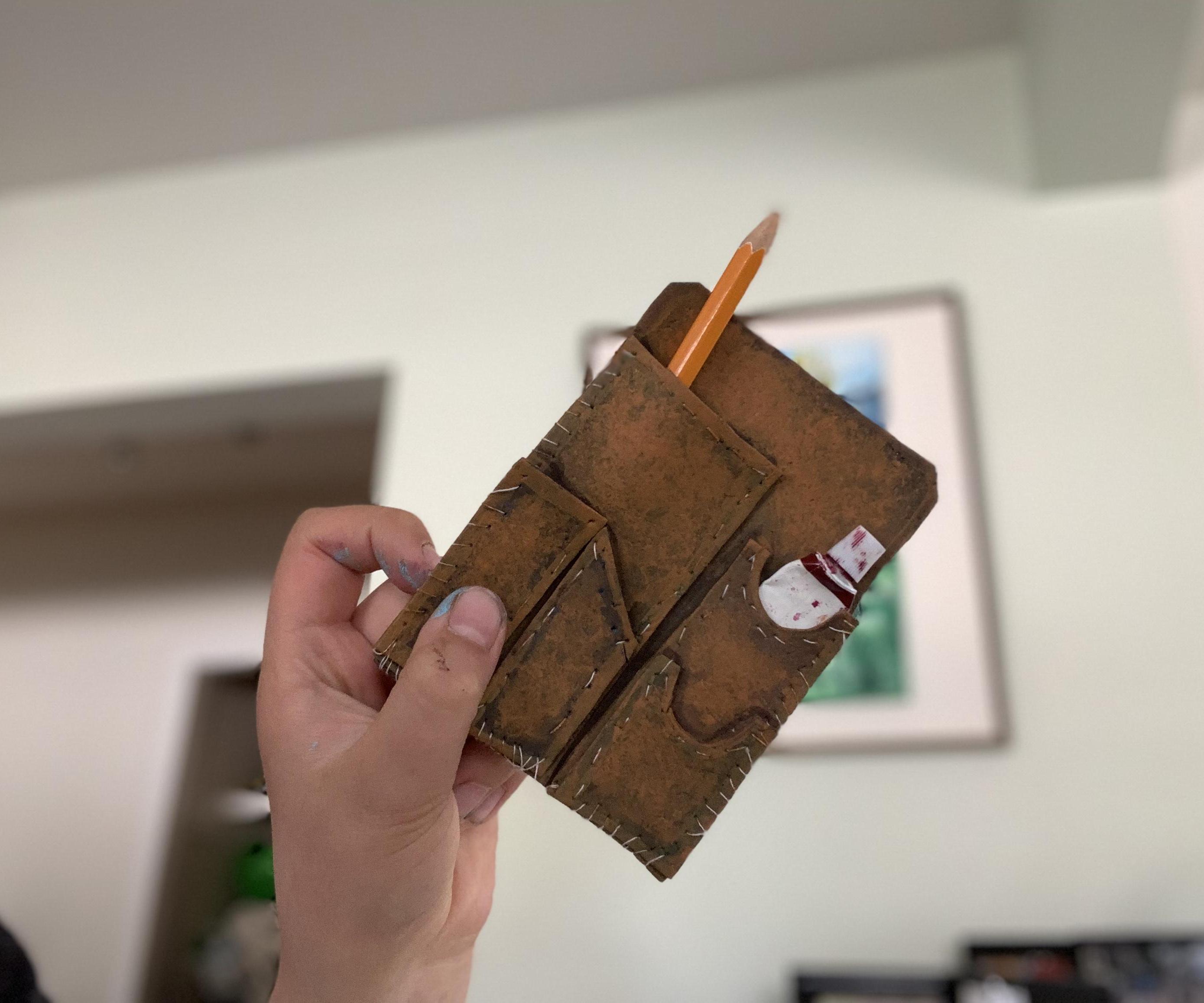 DIY Easy Leather Organizer 
