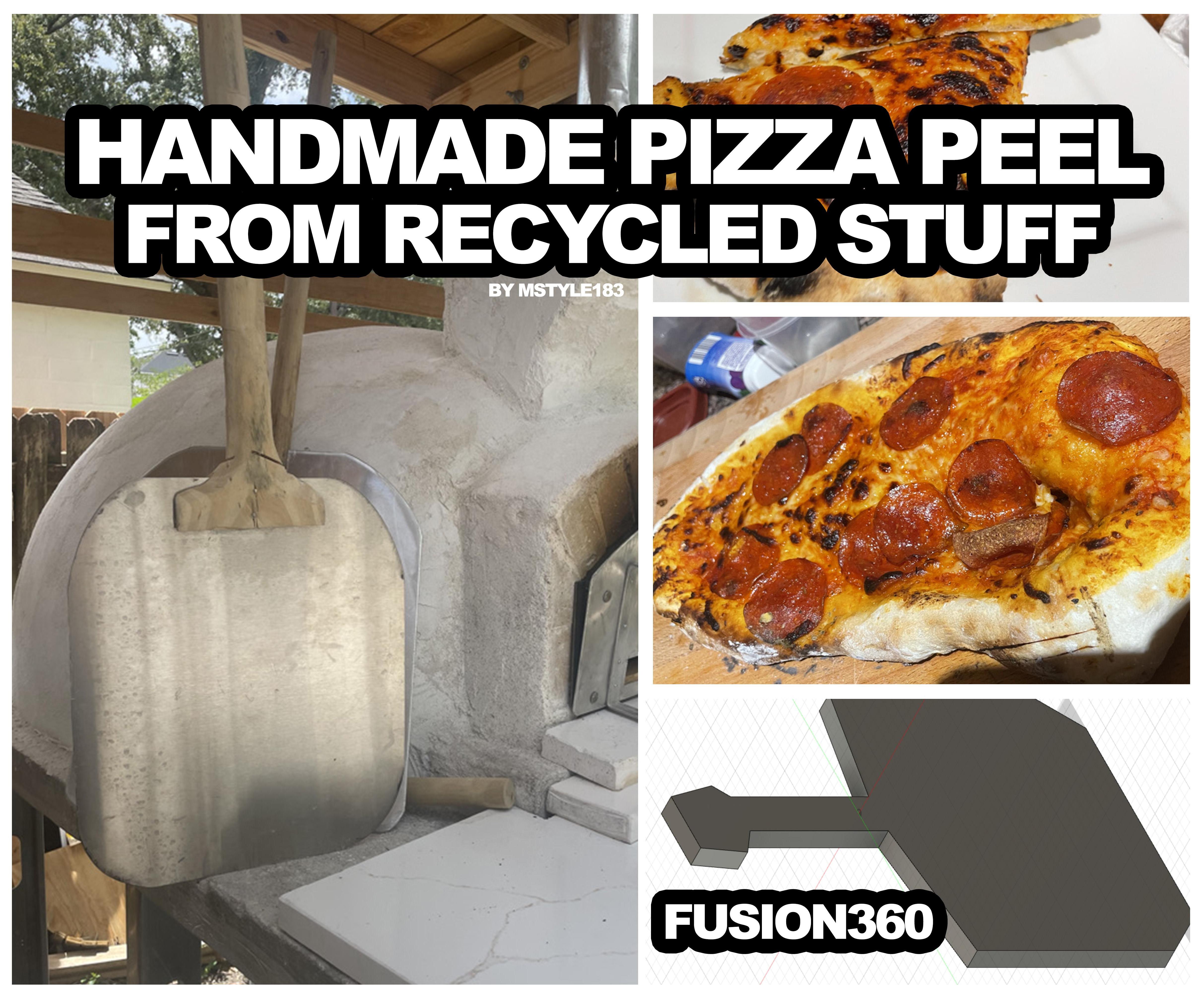 Handmade DIY Stainless Steel Pizza Peel Using Fusion 360