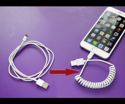 How to Coil Your Own Cell Phone Cord 