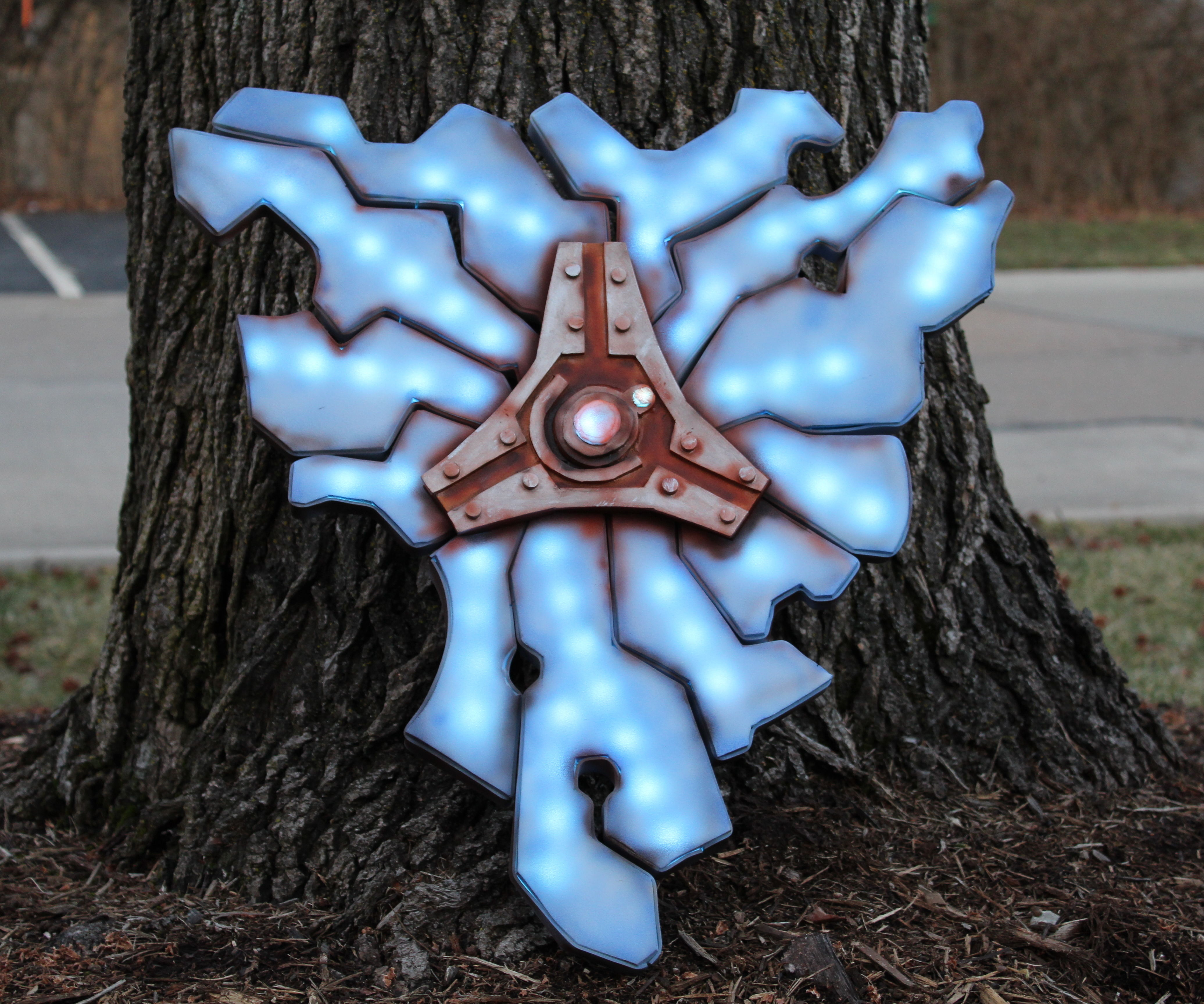 Painting the Guardian Shield From Legend of Zelda Breath of the Wild 