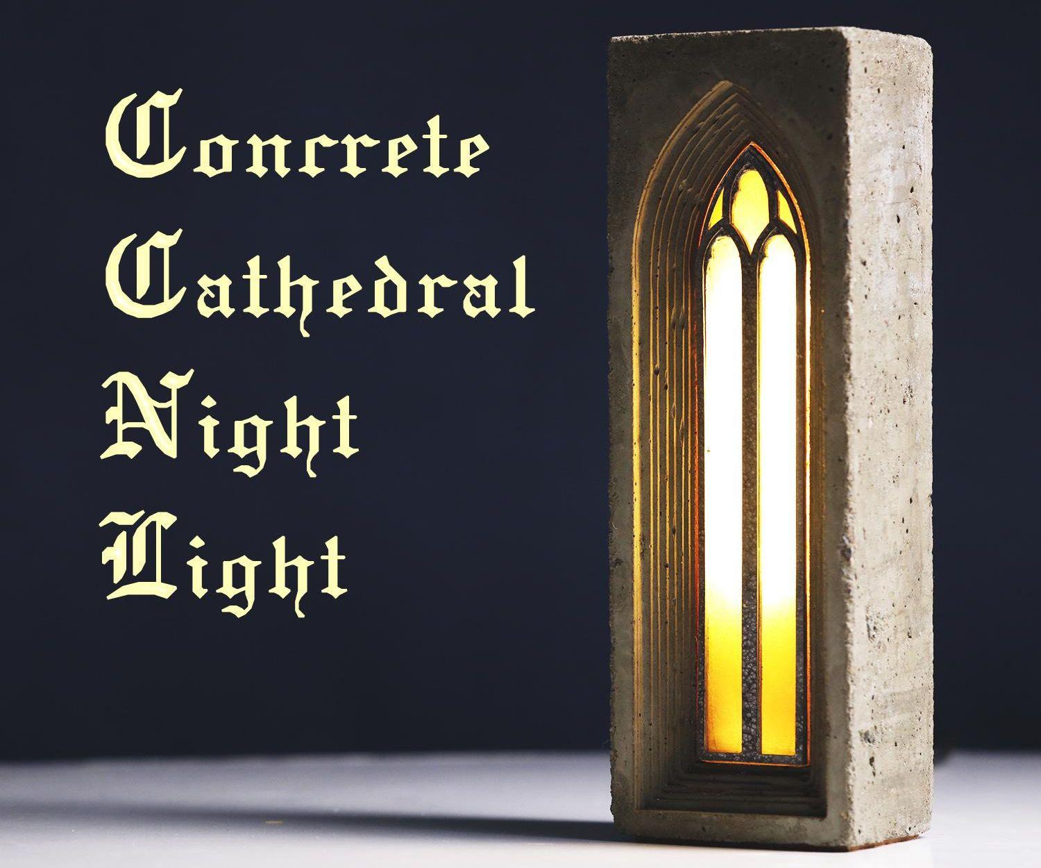 Concrete Cathedral Night Light